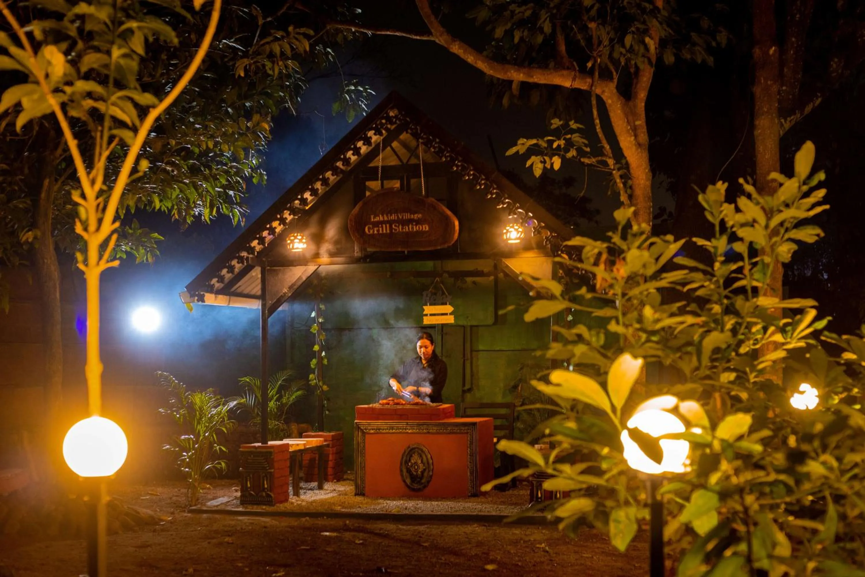 BBQ facilities in Lakkidi Village Resort Wayanad