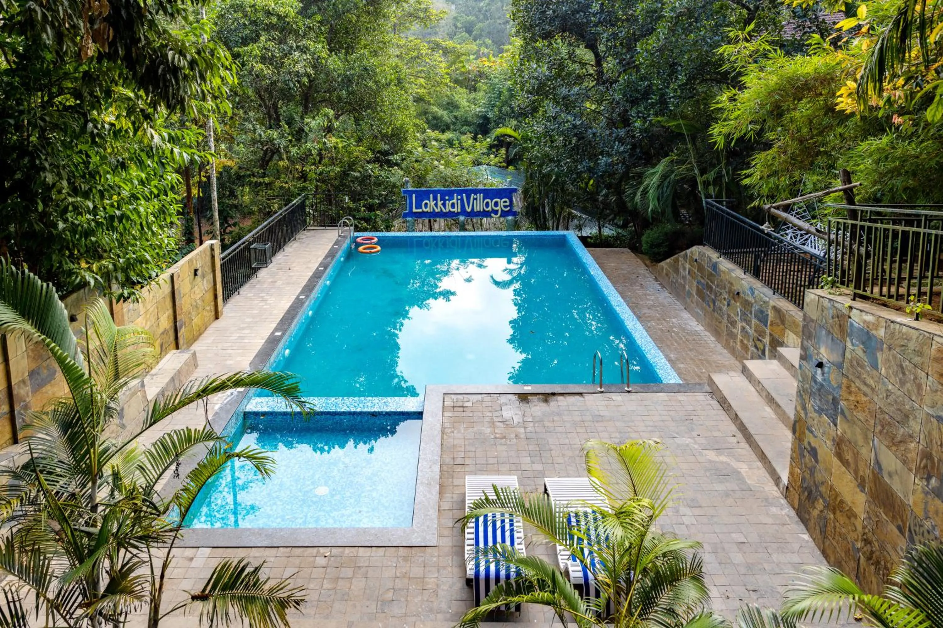 Swimming pool in Lakkidi Village Resort Wayanad