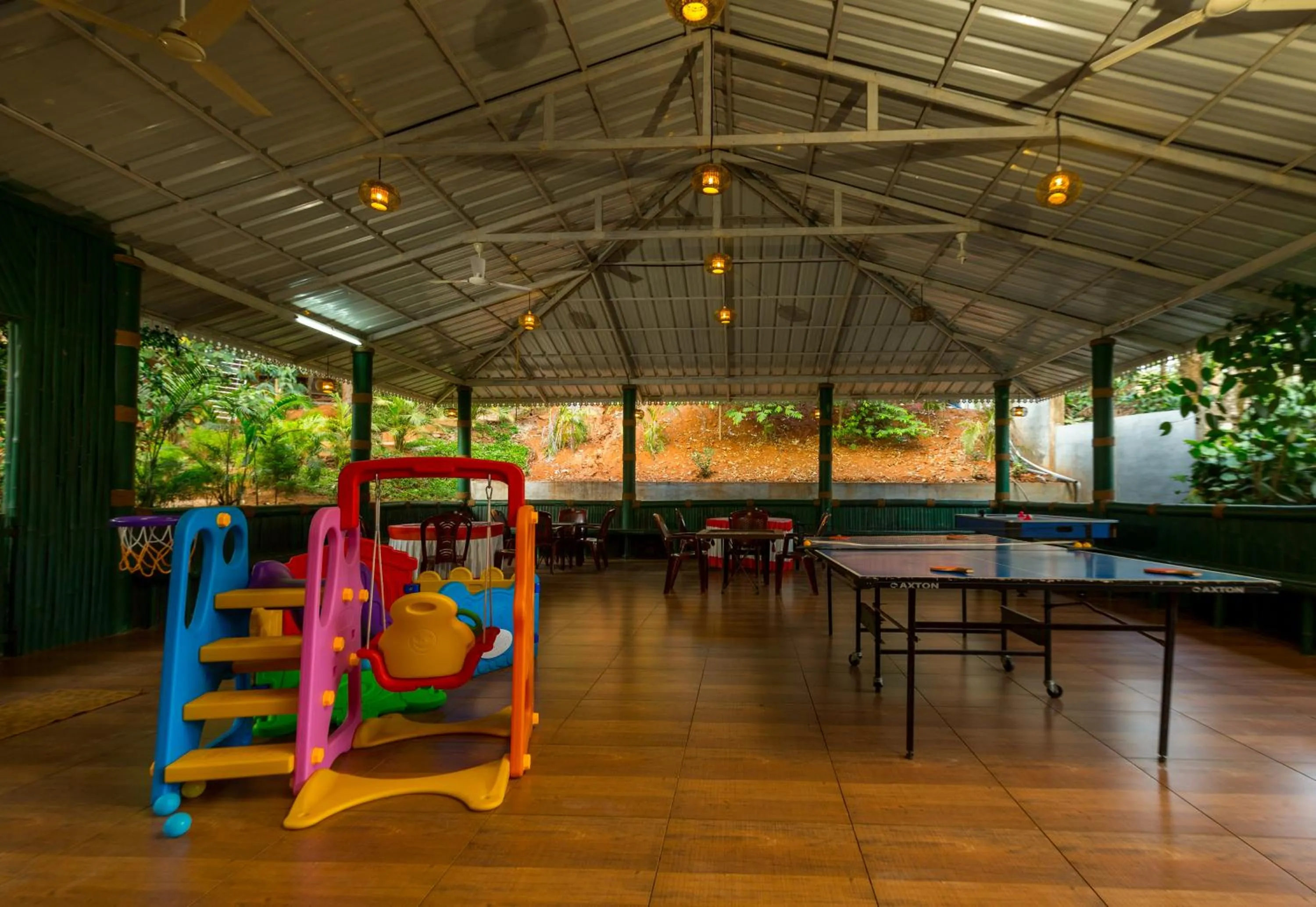 Children play ground in Lakkidi Village Resort Wayanad
