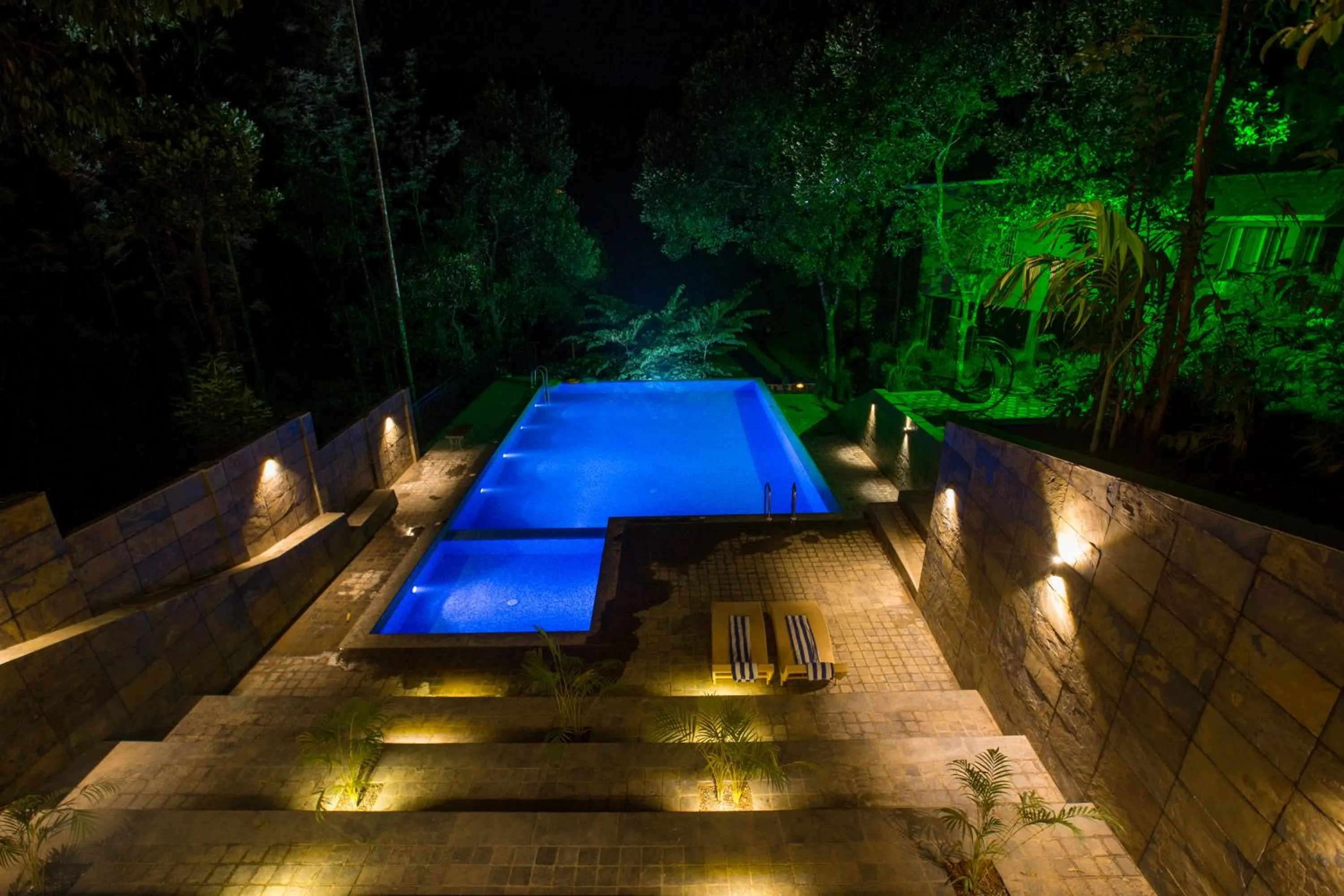 Swimming pool in Lakkidi Village Resort Wayanad