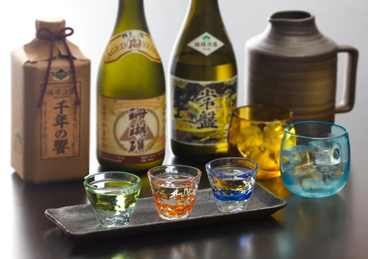 Alcoholic drinks in Marine Piazza Okinawa