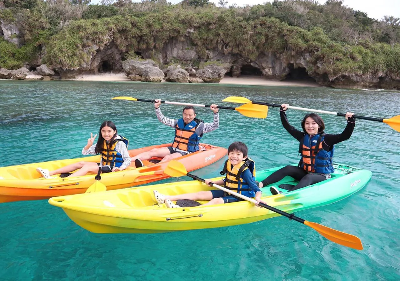 Canoeing in Marine Piazza Okinawa