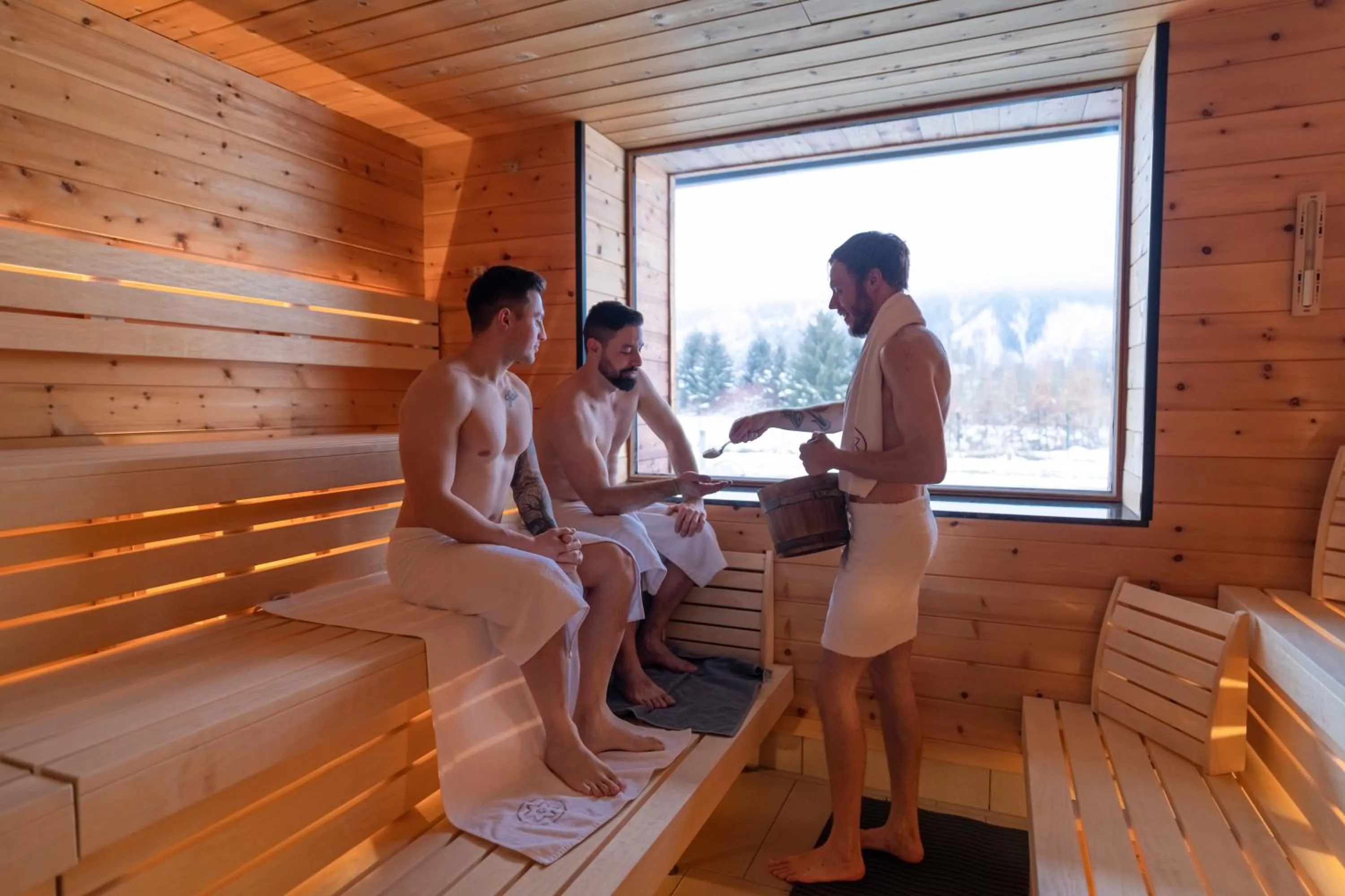 Sauna in Narzissen Vital Resort Bad Aussee