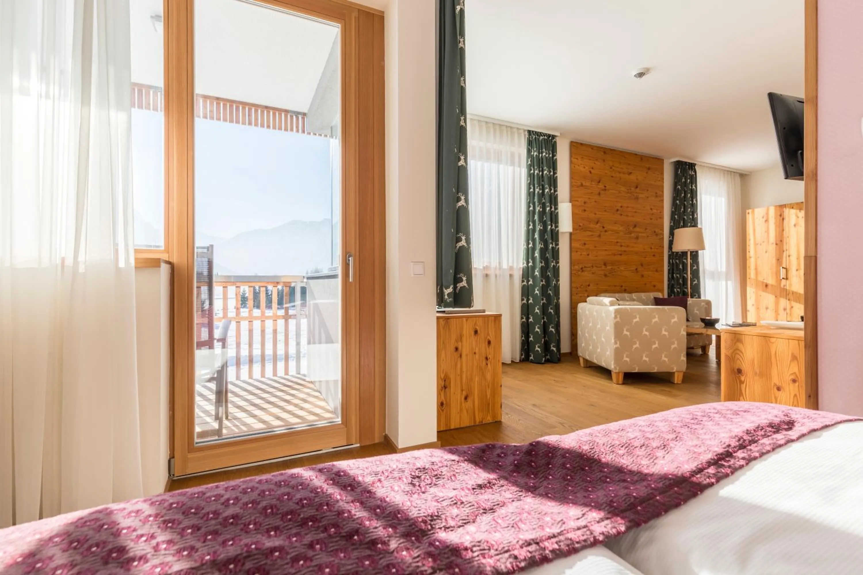 Bed in Narzissen Vital Resort Bad Aussee