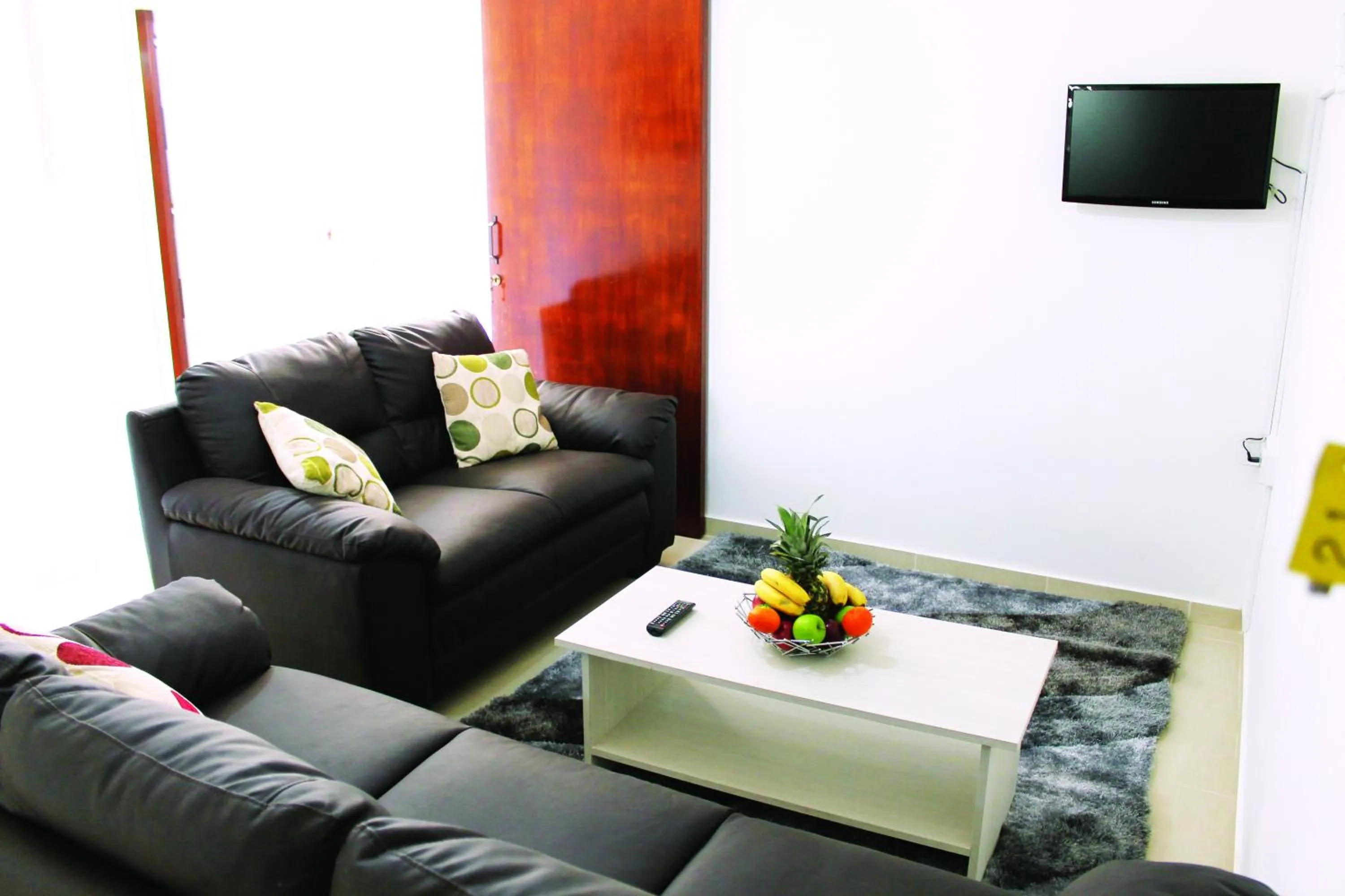 Living room in Tiffany City Apartments