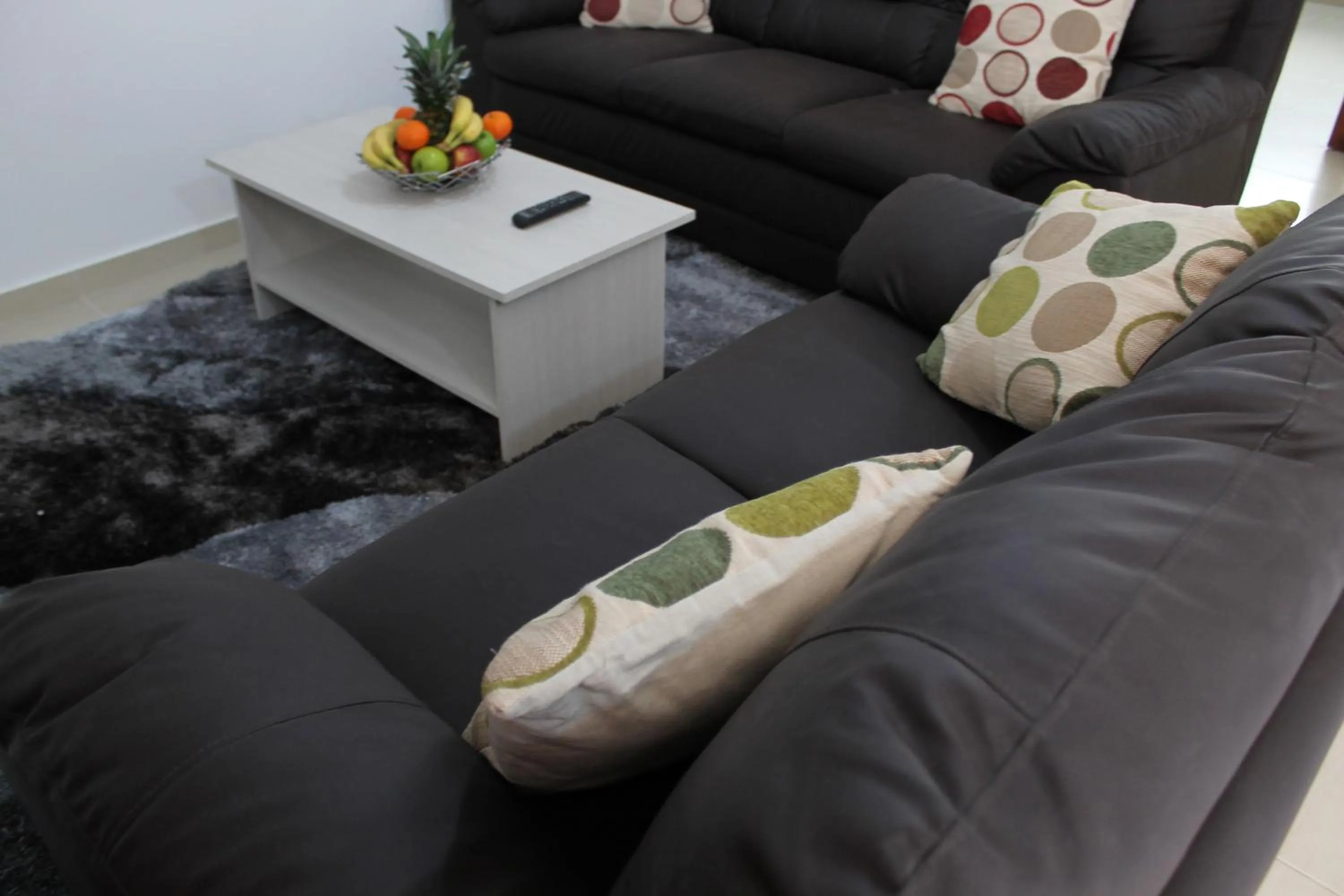 Living room in Tiffany City Apartments