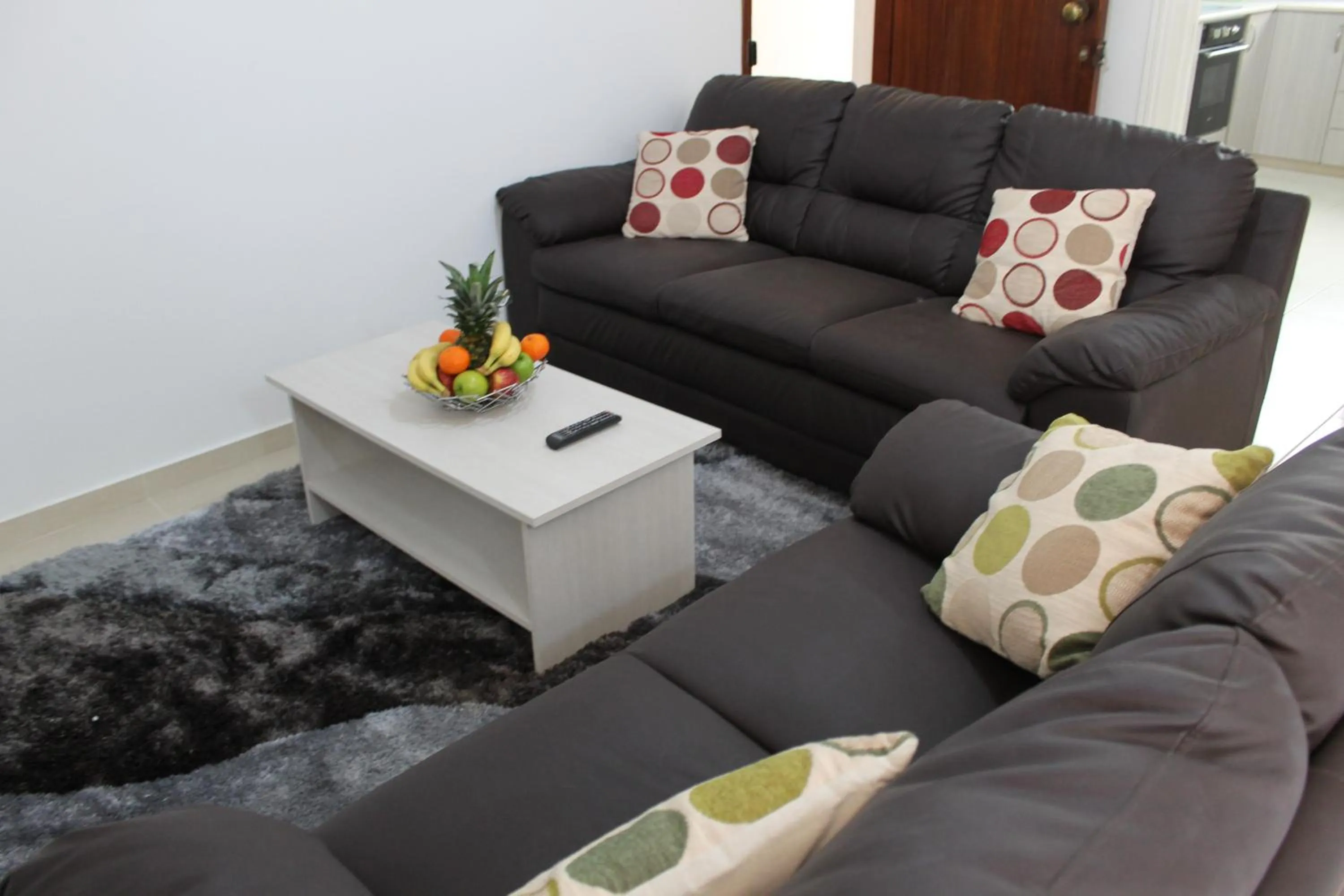 Living room in Tiffany City Apartments