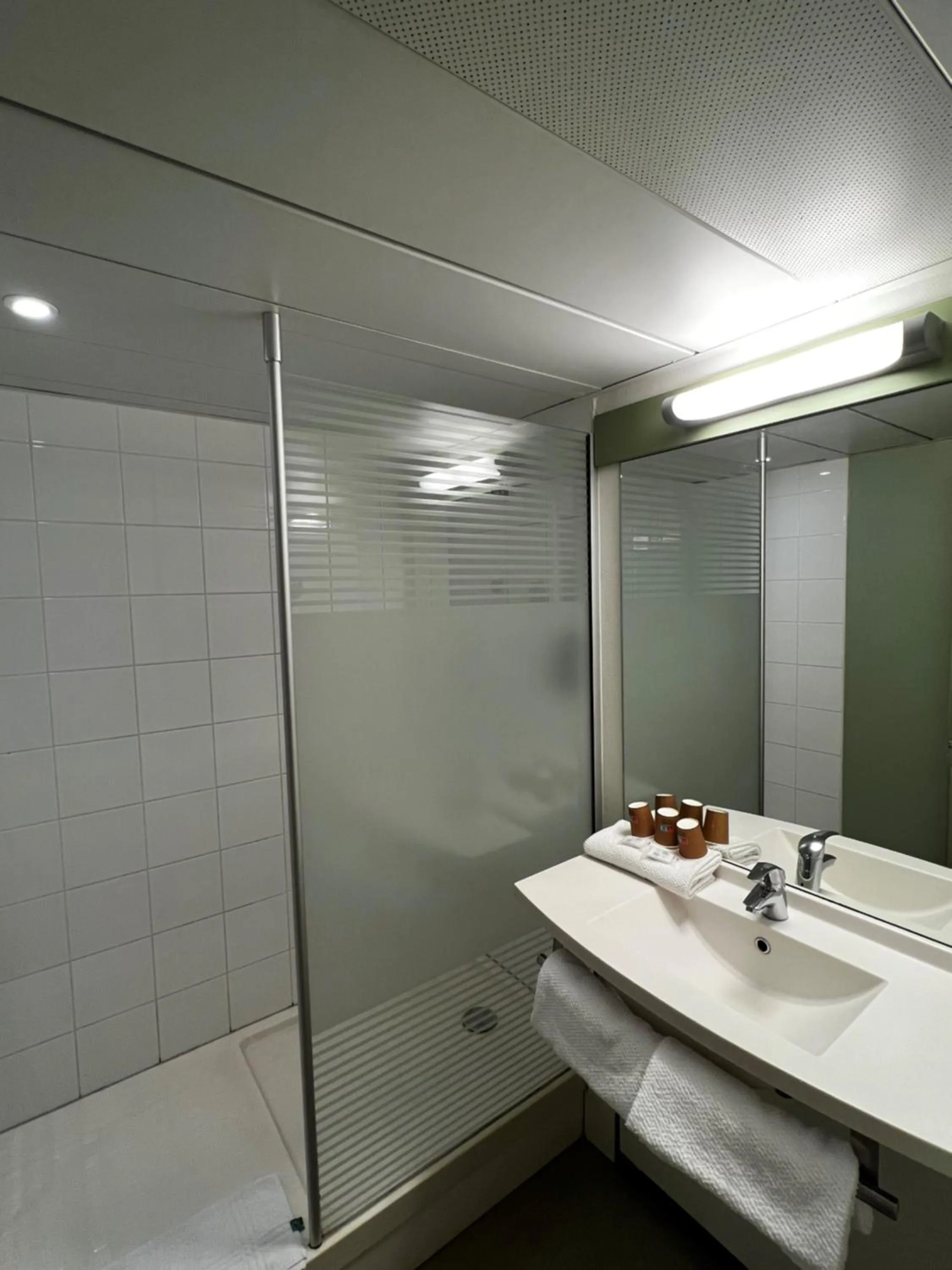 Shower in Ibis Budget Marseille Est Porte d'Aubagne