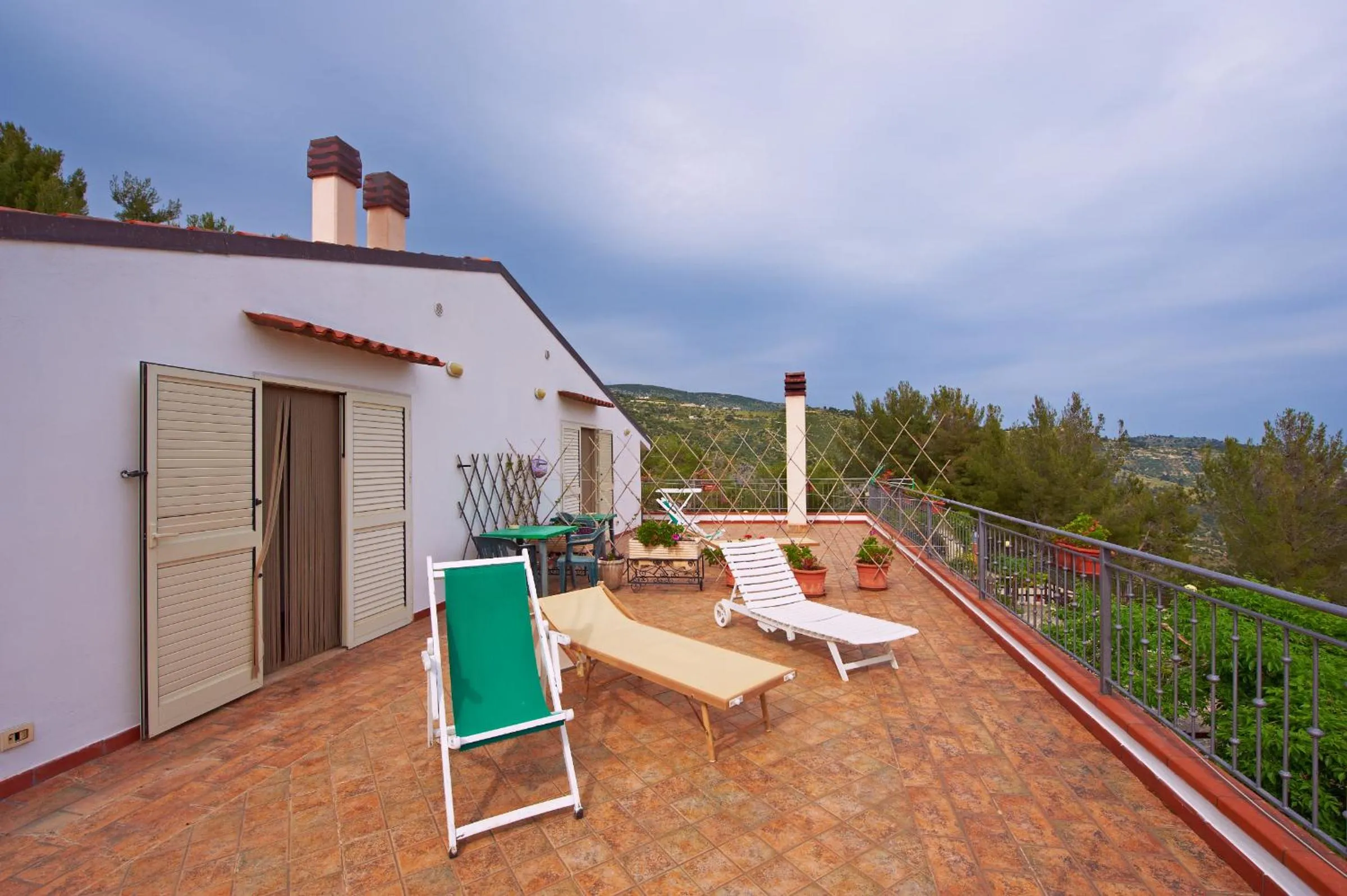 Balcony/Terrace in B&B La Scapola