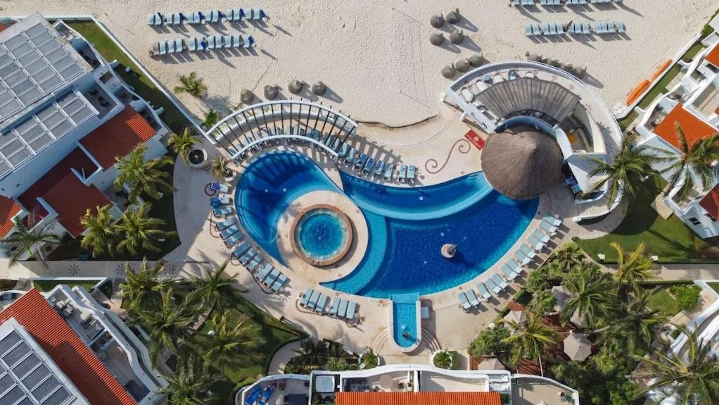 Bird's eye view in SUNSET FISHERMEN BEACH & SPA RESORT-Optional All Inclusive- Room 344A-344B-Playacar, Phase 1