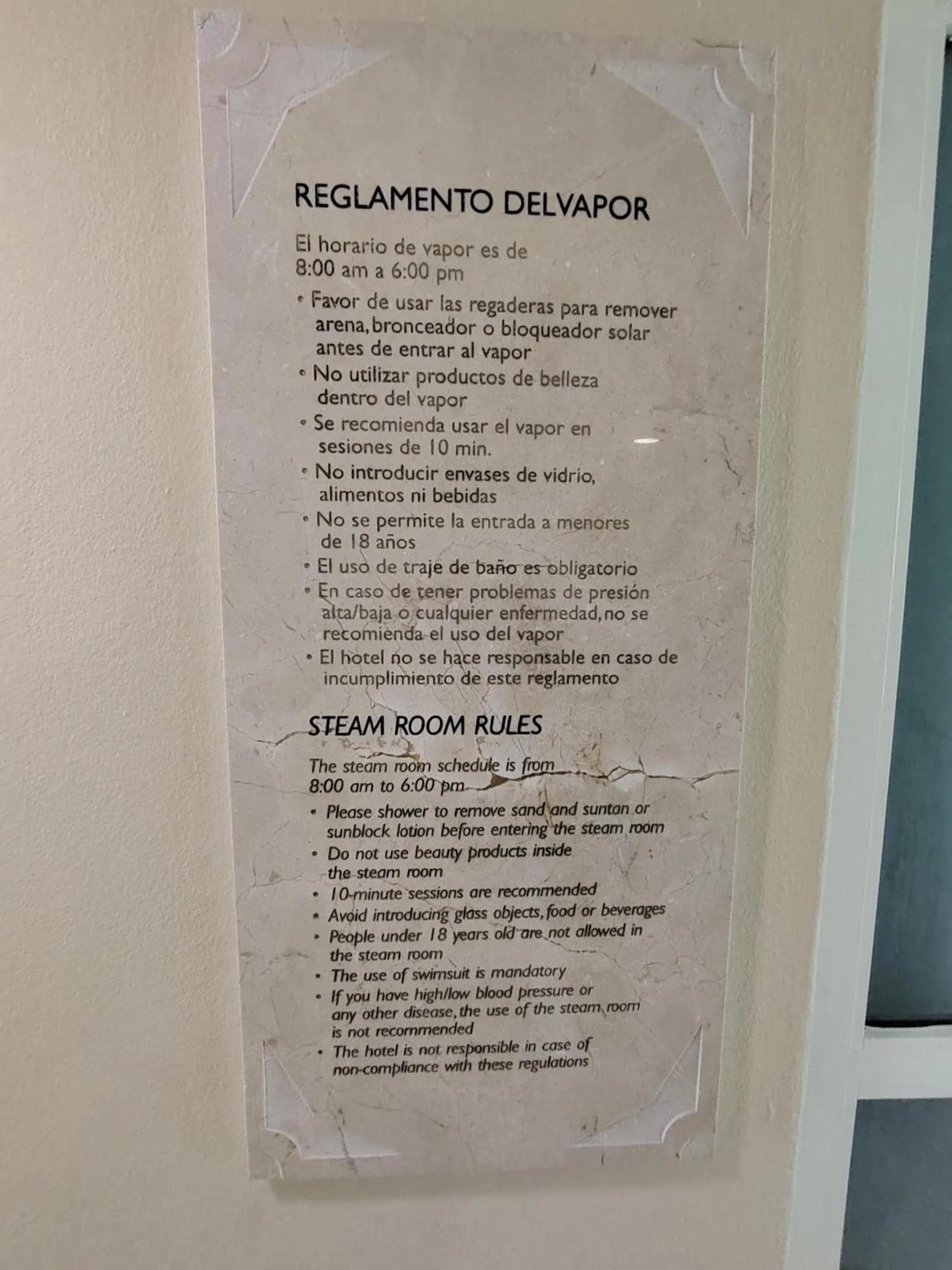 Spa and wellness centre/facilities in SUNSET FISHERMEN BEACH & SPA RESORT-Optional All Inclusive- Room 344A-344B-Playacar, Phase 1