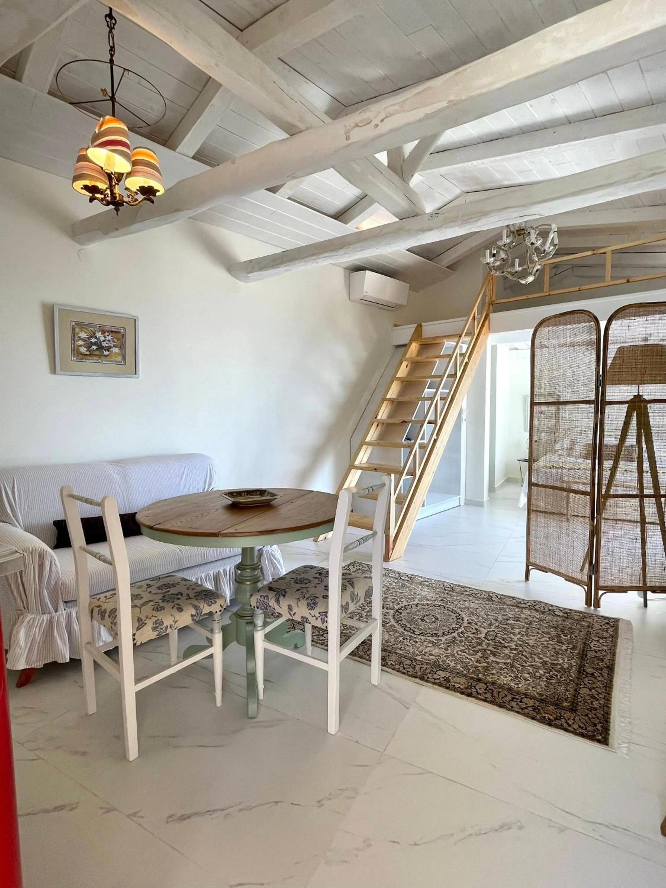 Seating area, Bed in Mare Monte Small Boutique Hotel