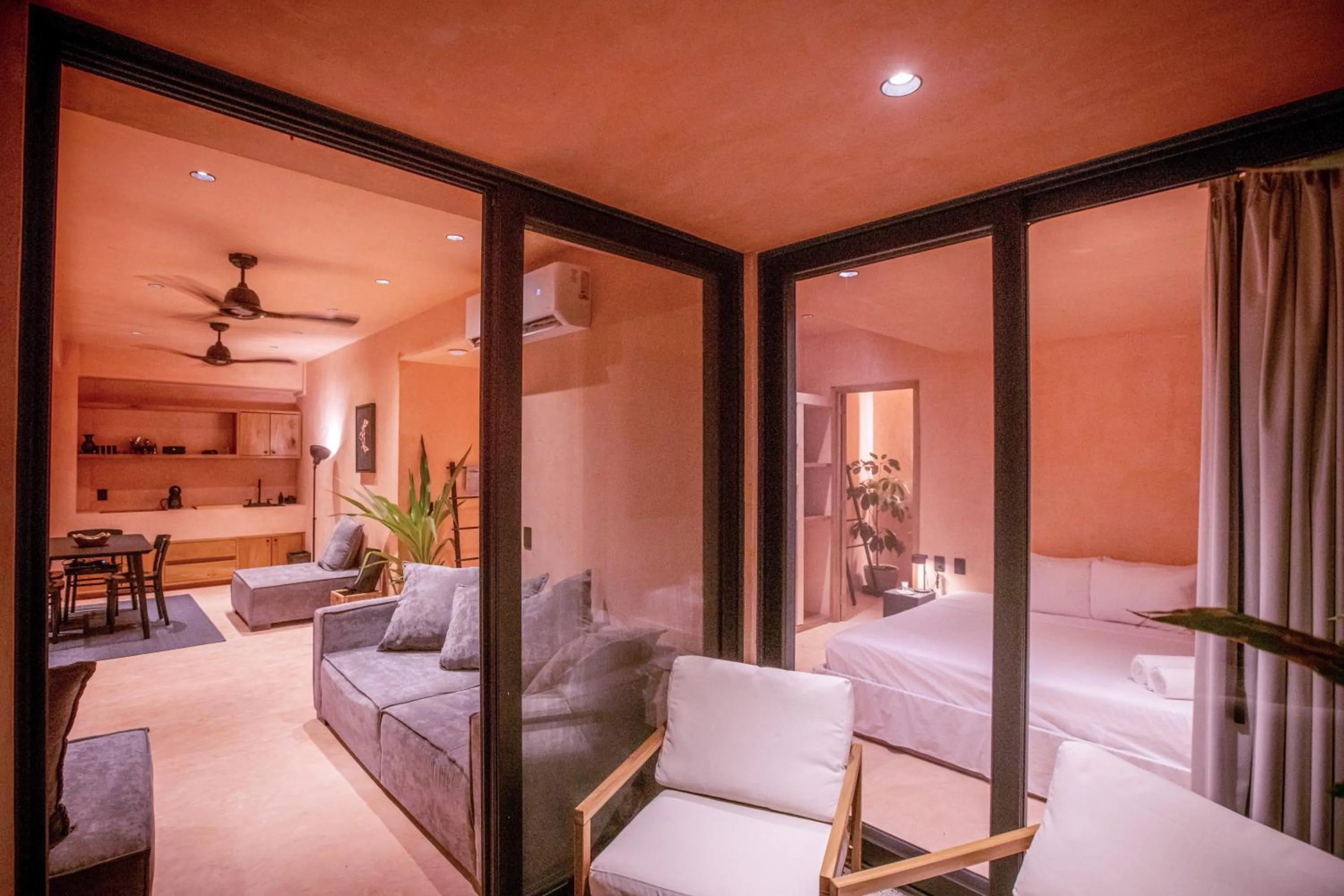 Living room, Bed in Casa Toro La Punta