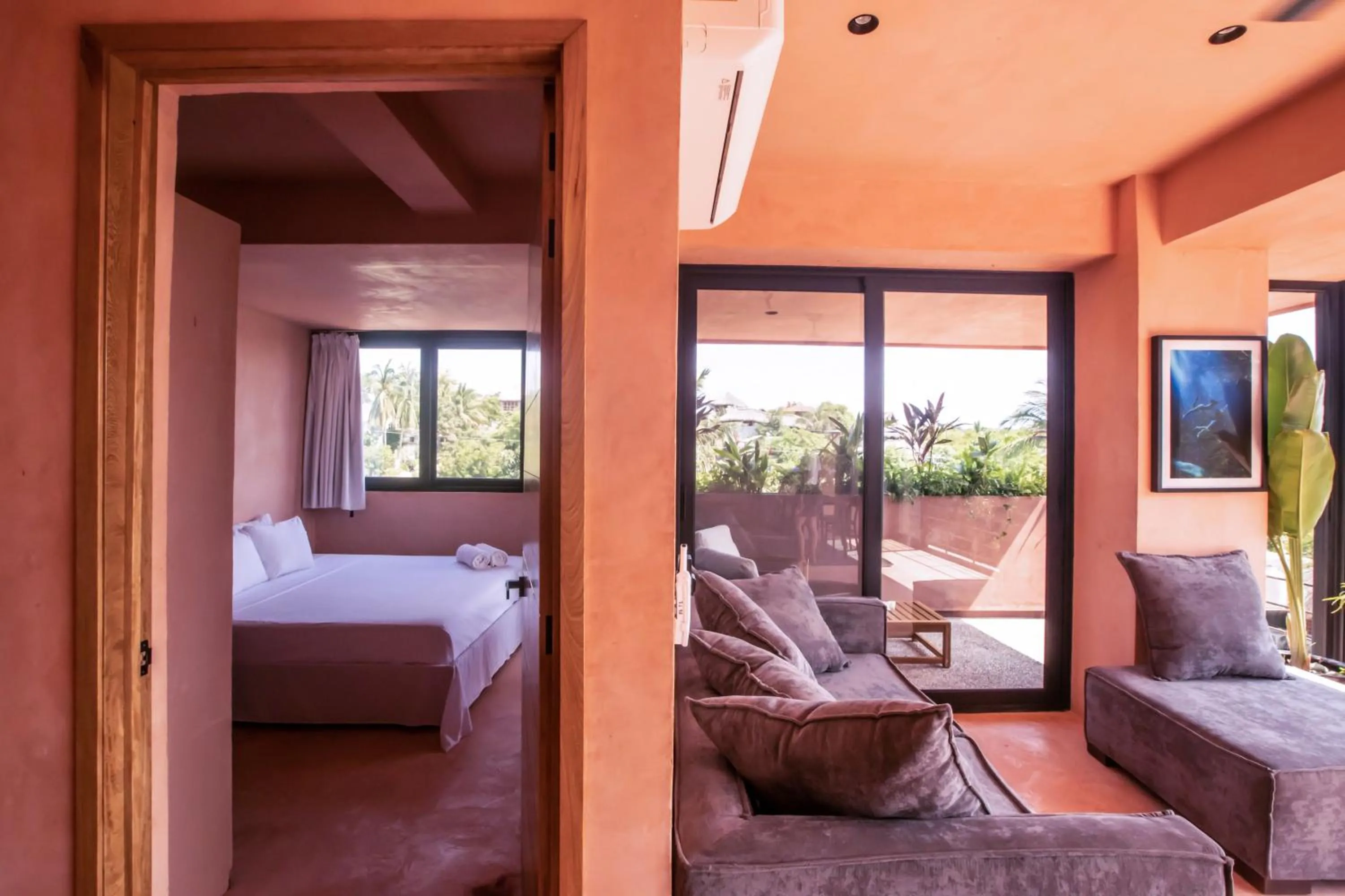 Living room, Bed in Casa Toro La Punta