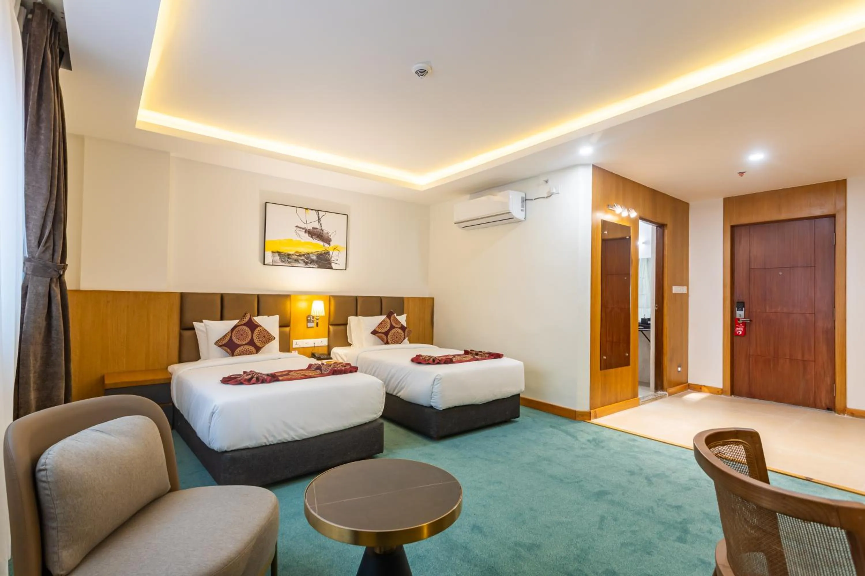 Photo of the whole room, Bed in Mandala Norling Lords Prime Kathmandu