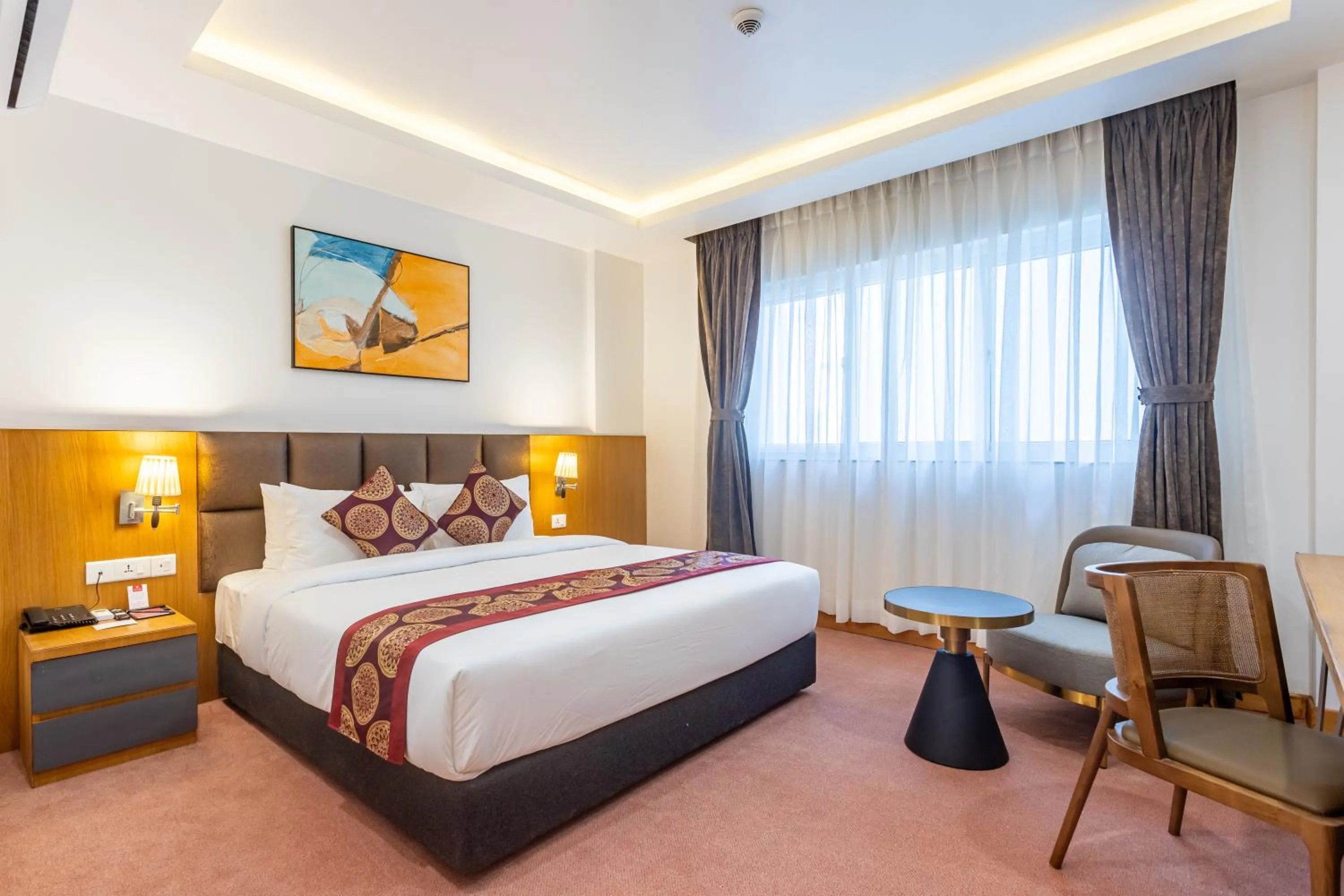 Photo of the whole room, Bed in Mandala Norling Lords Prime Kathmandu