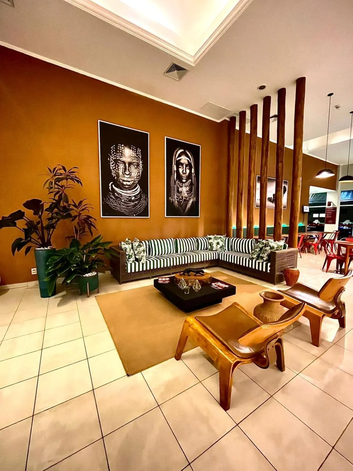 Lobby or reception in Carlton Plaza Baobá