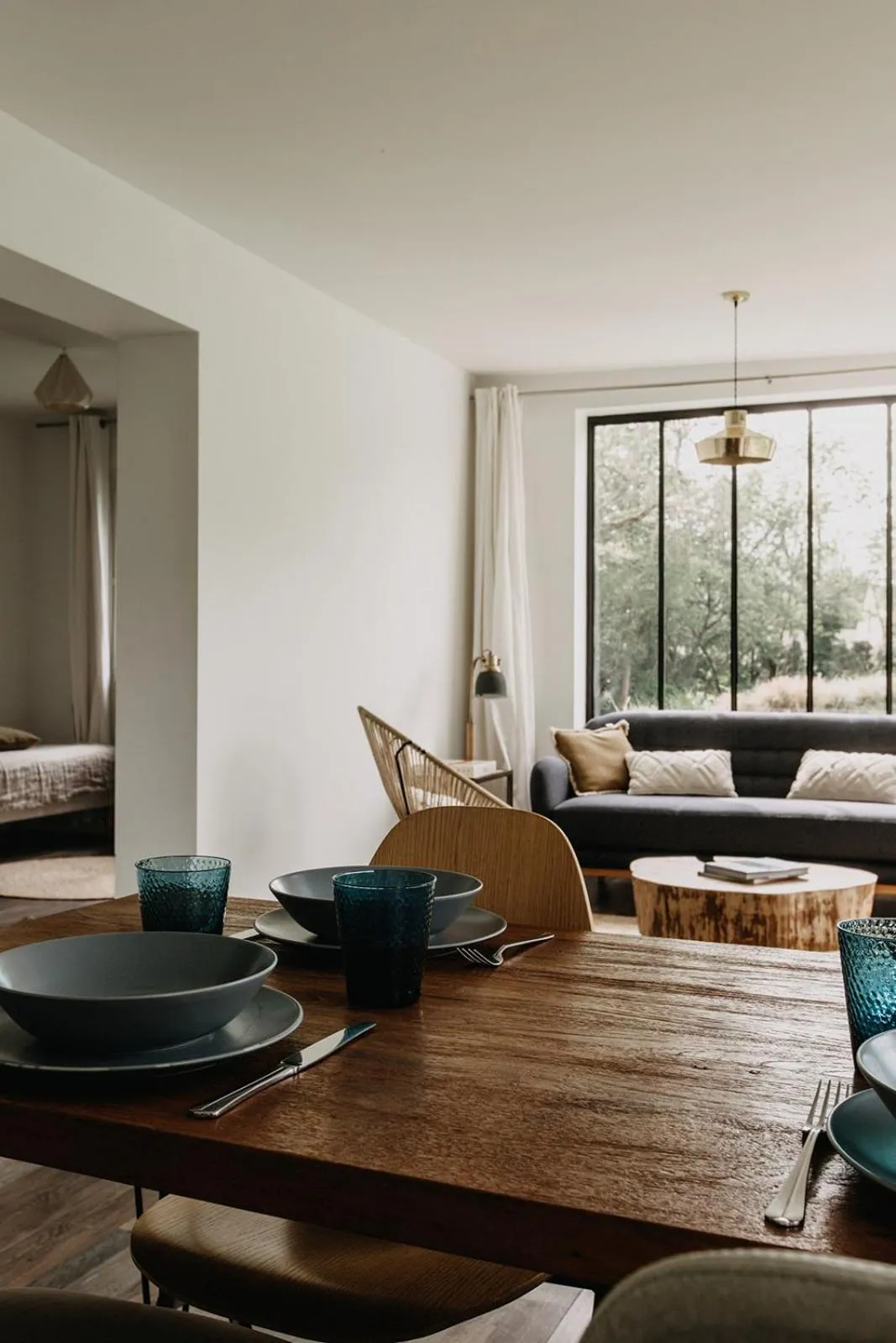 Lobby or reception in La Dime de Giverny - Cottages