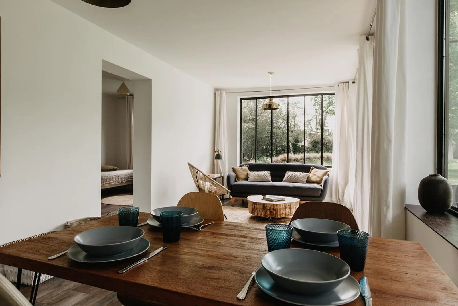 Lobby or reception in La Dime de Giverny - Cottages