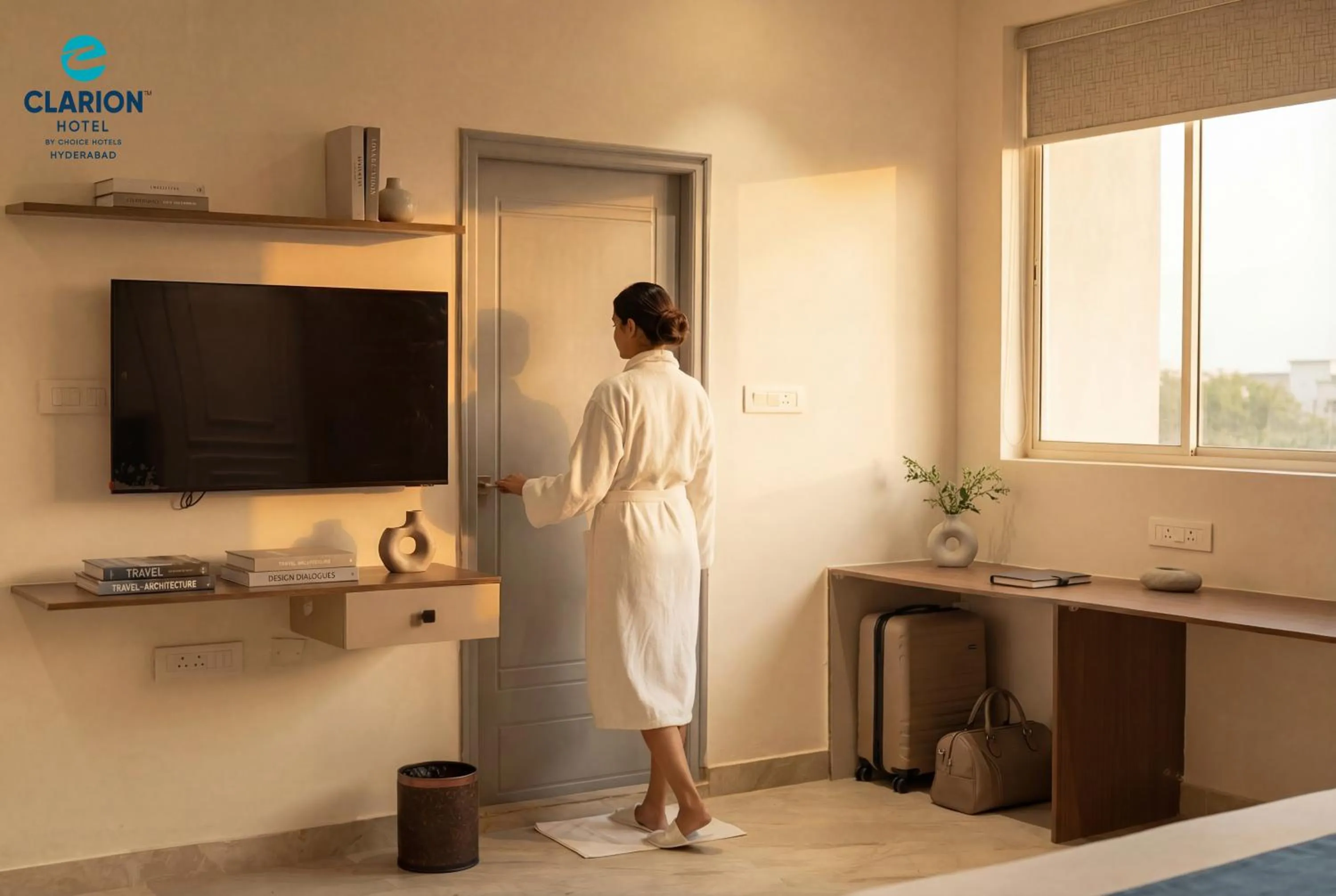 Bedroom in Clarion Hotel Hyderabad