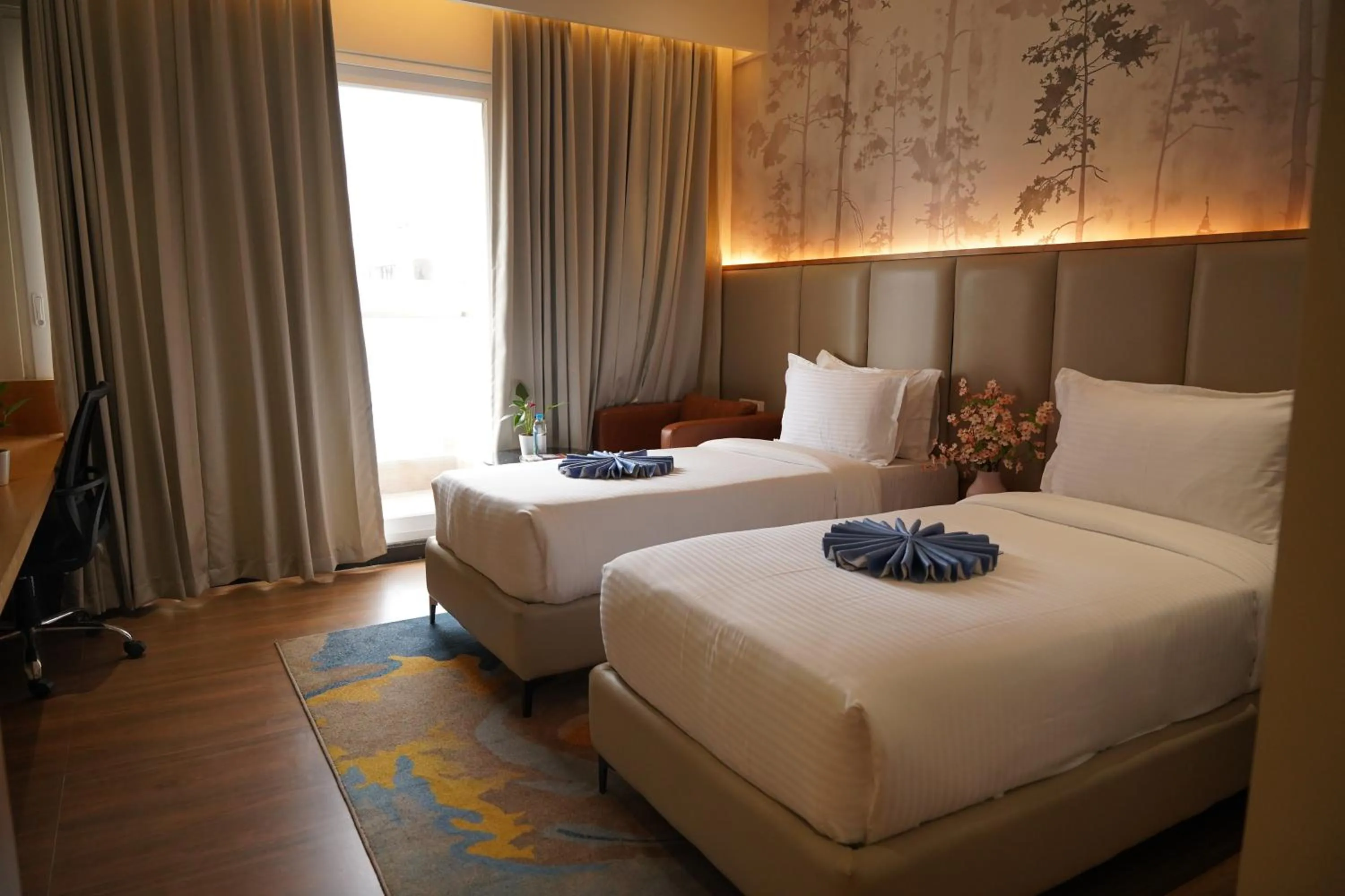 Bedroom, Bed in Clarion Hotel Hyderabad