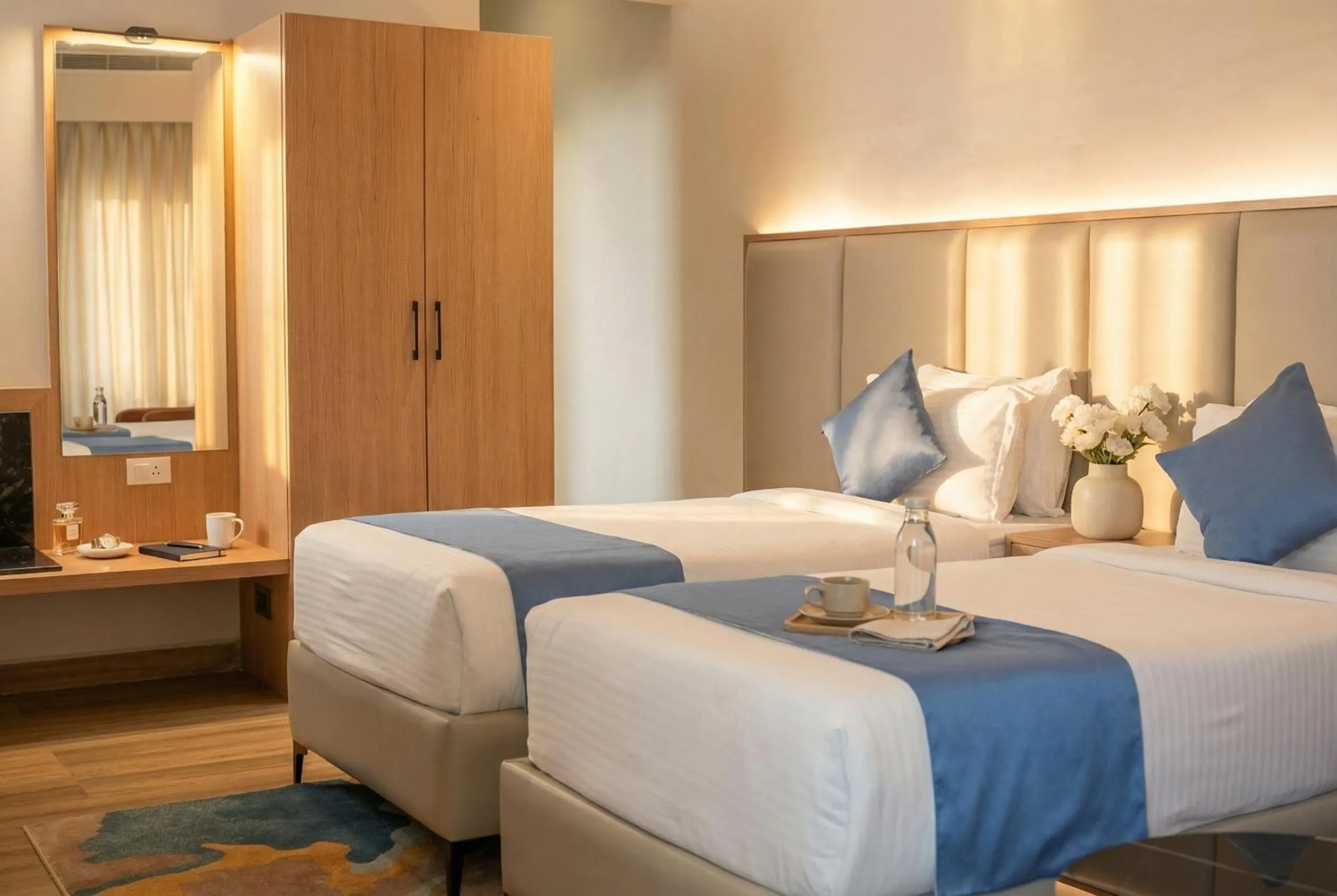 Bedroom, Bed in Clarion Hotel Hyderabad