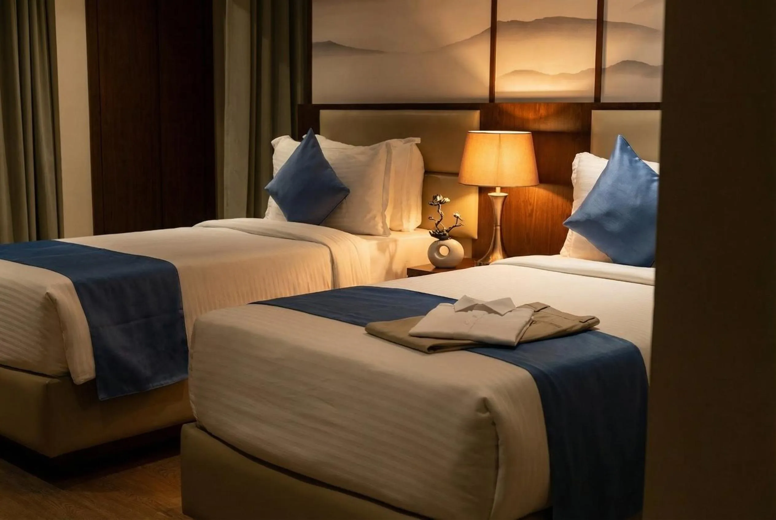 Bedroom, Bed in Clarion Hotel Hyderabad