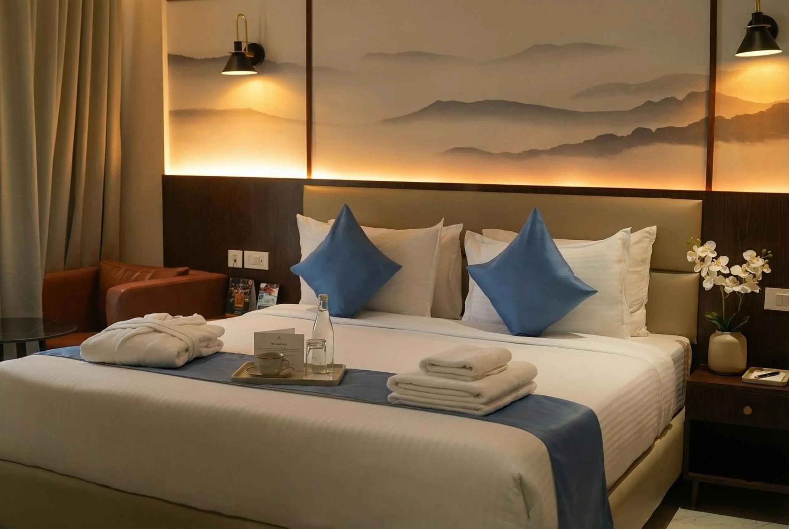 Bedroom, Bed in Clarion Hotel Hyderabad