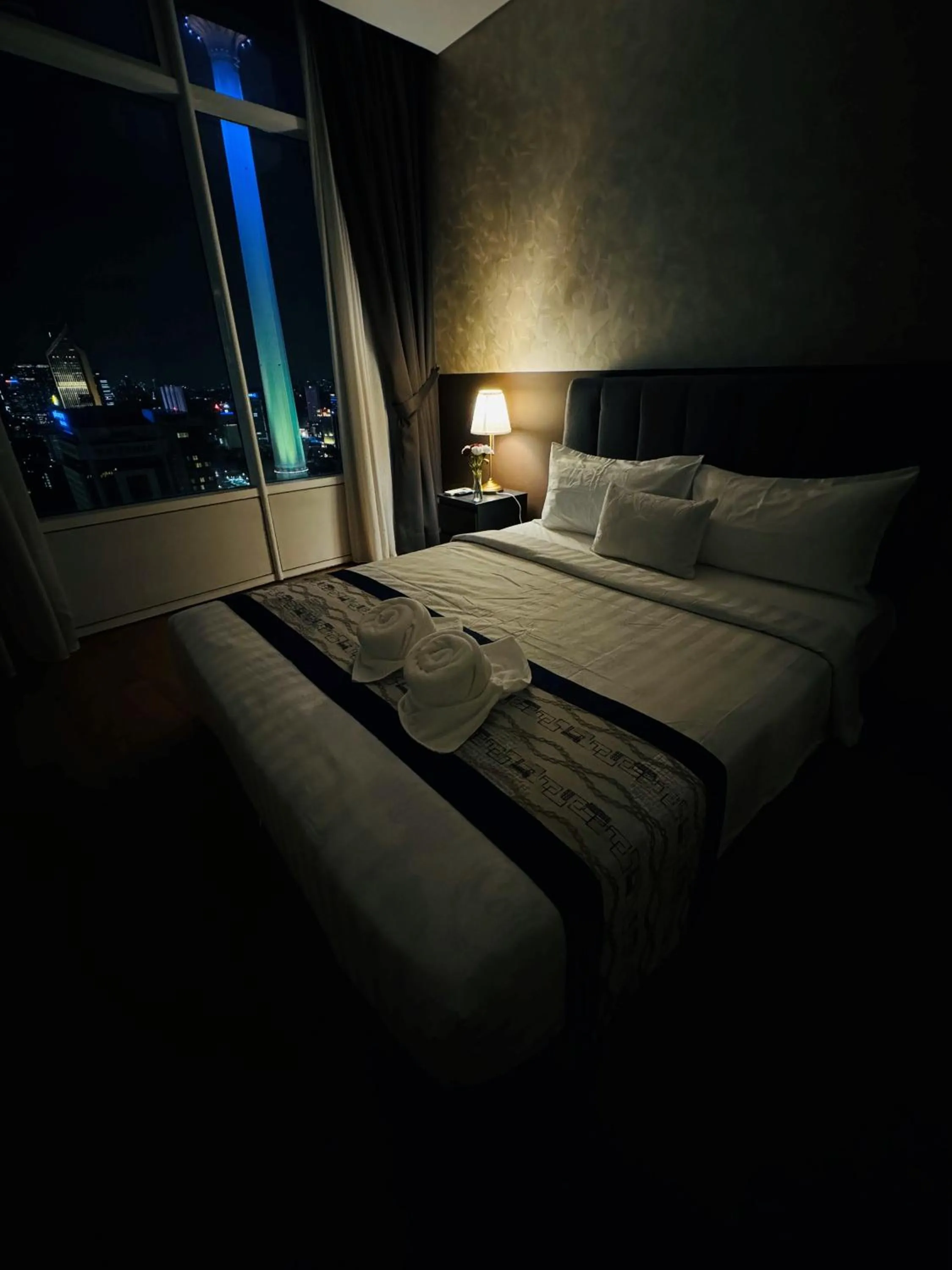 Bed in Vortex Suites in Kuala Lumpur