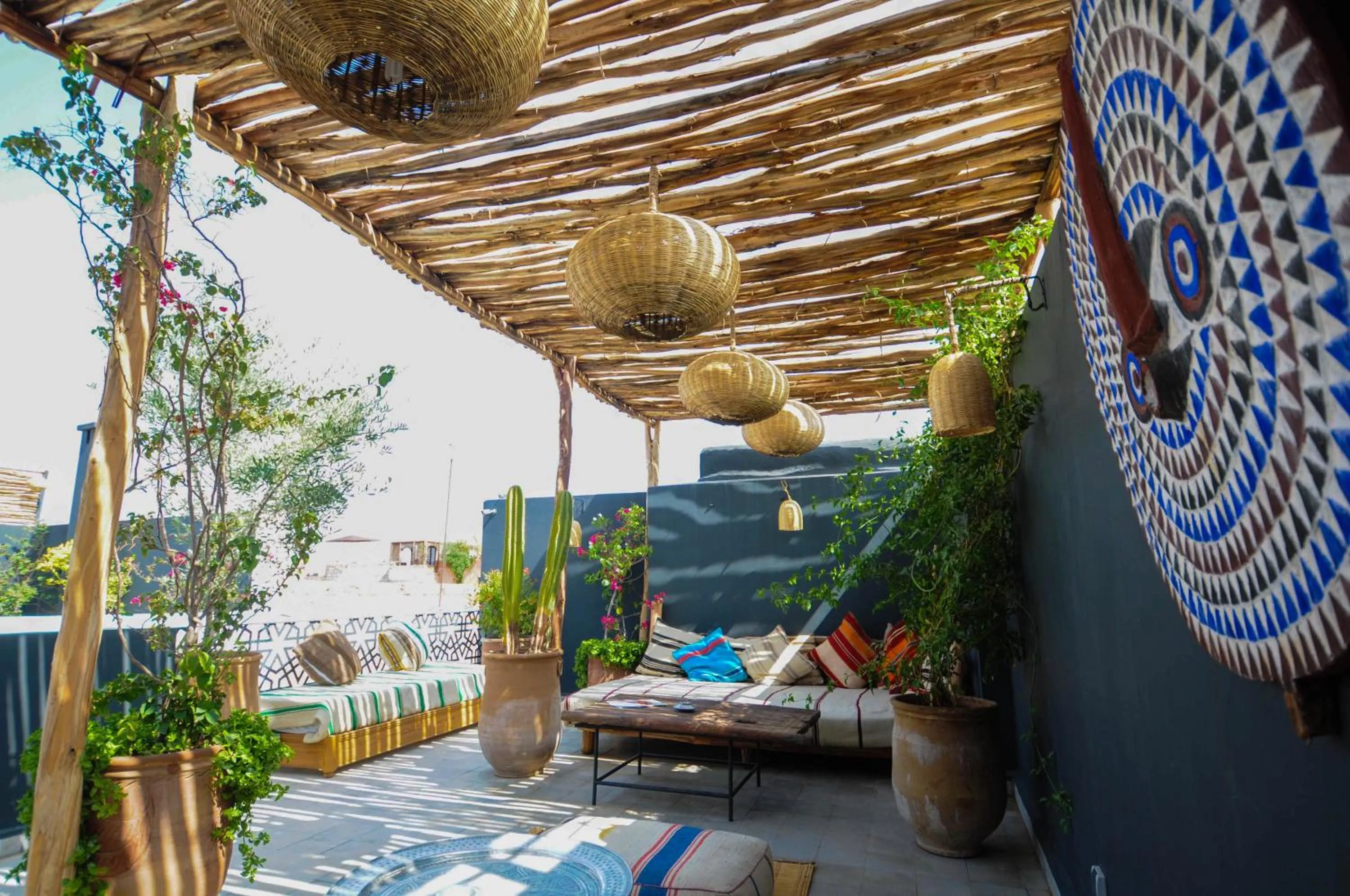 Living room in Riad Origines