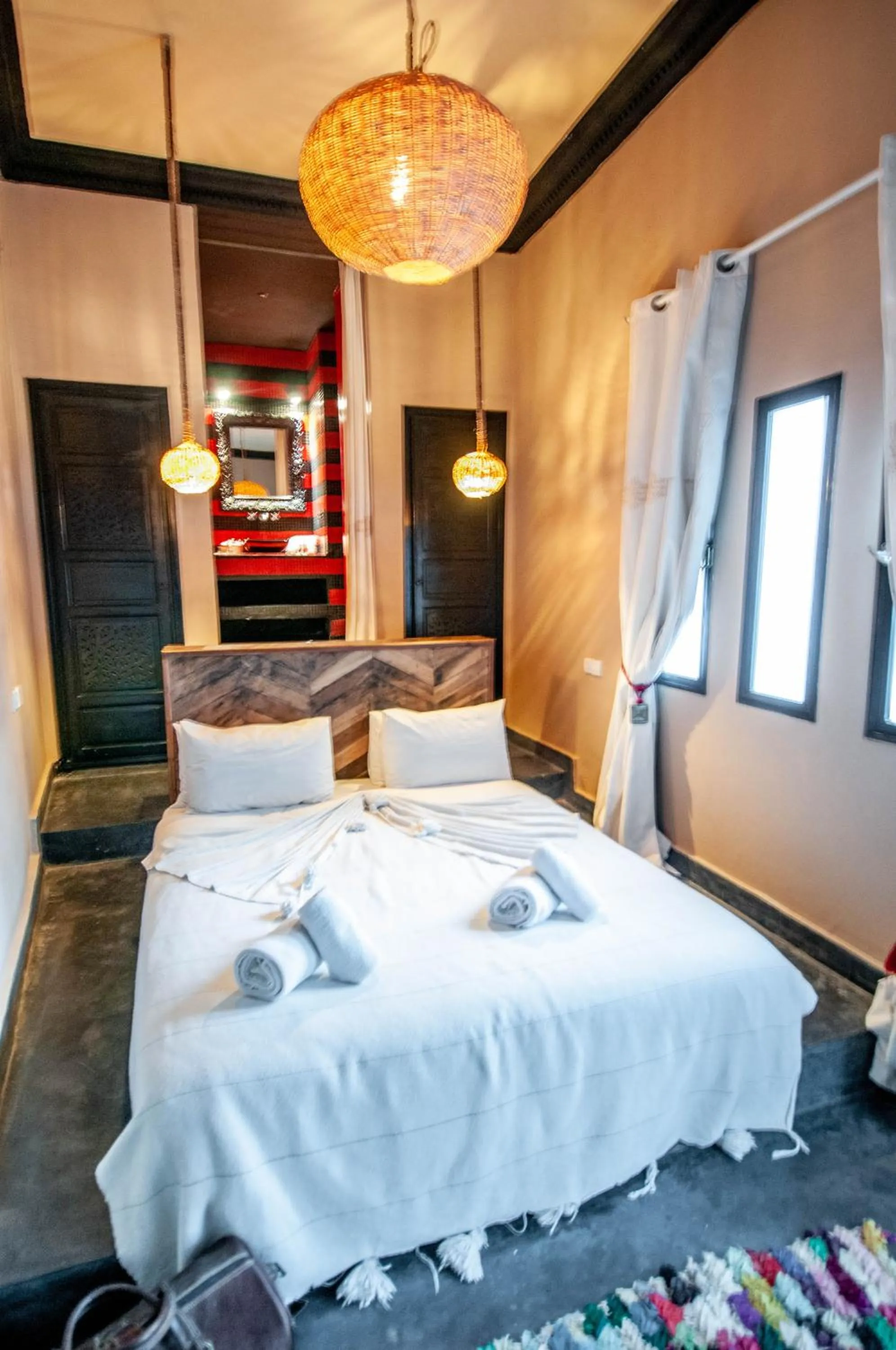 Bed in Riad Origines