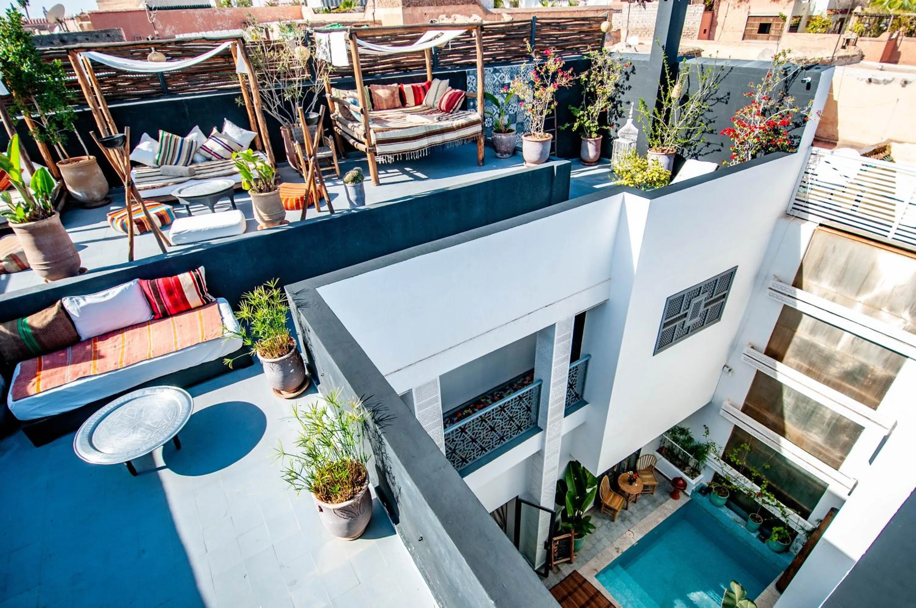Patio in Riad Origines