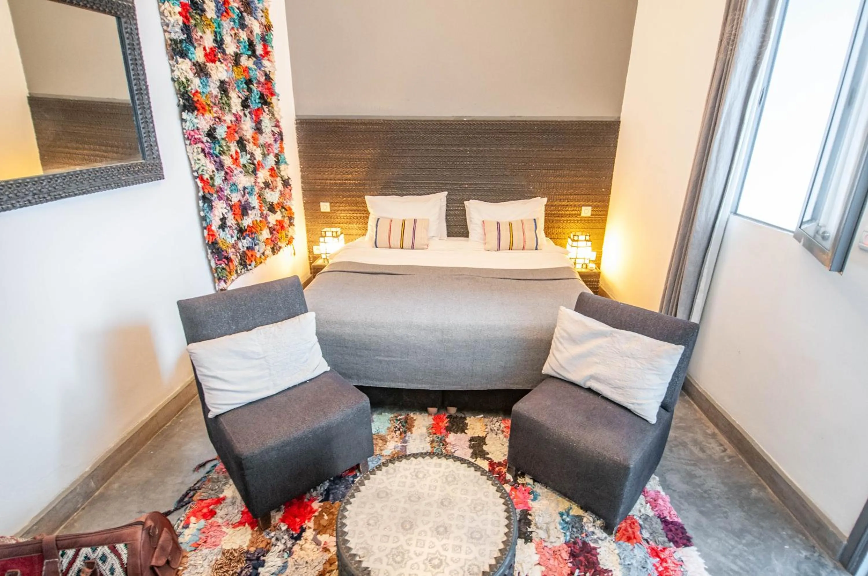 Bed in Riad Origines