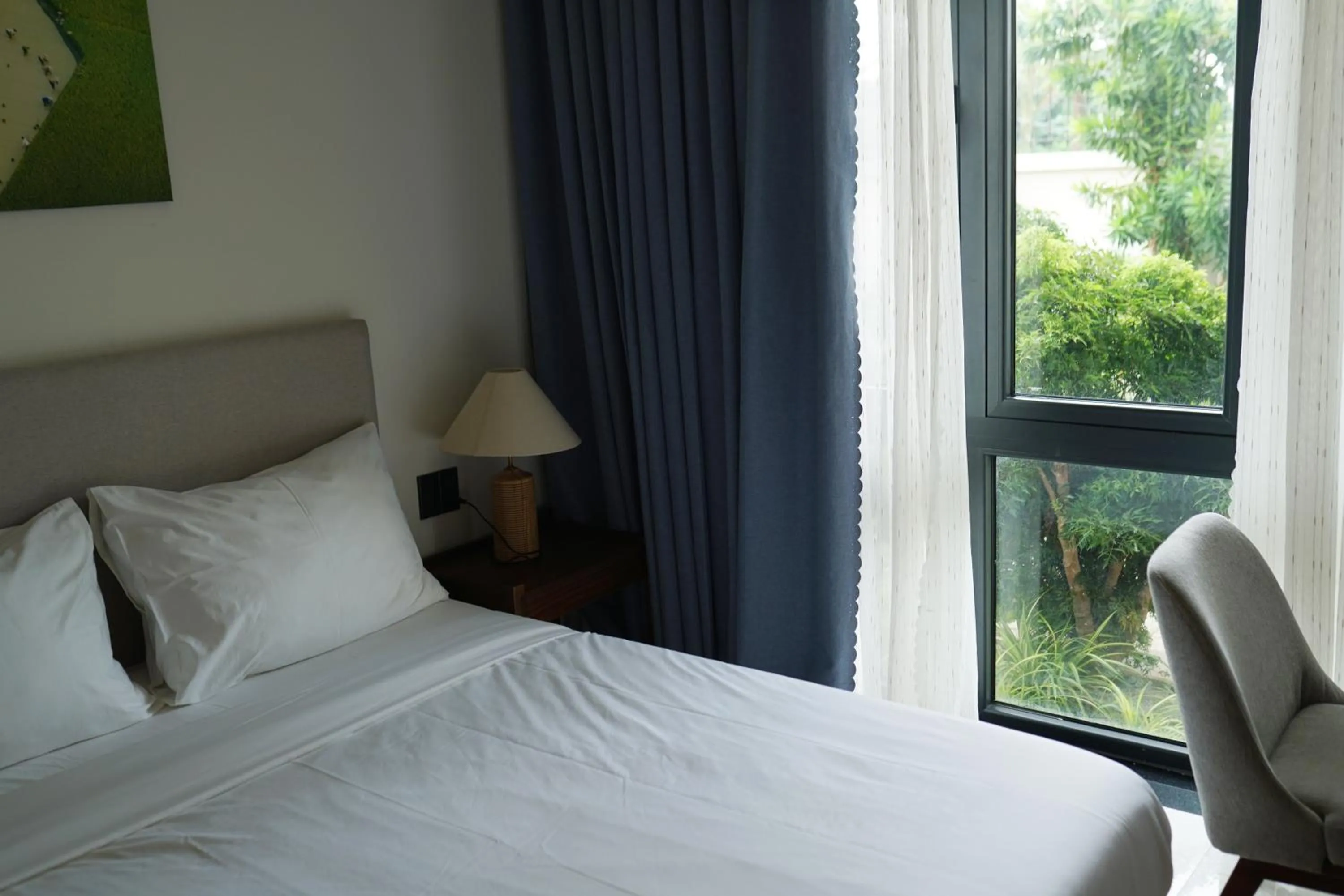 View (from property/room), Bed in Field Villa Hoàng Diệu