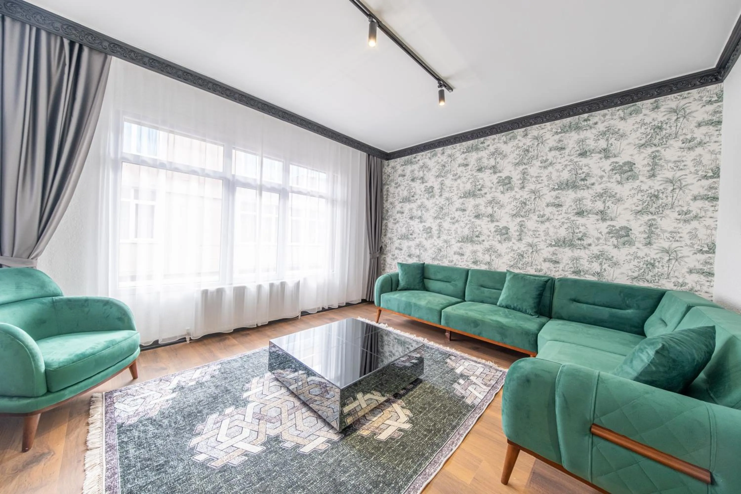 Living room in Hexa Apartments Sisli