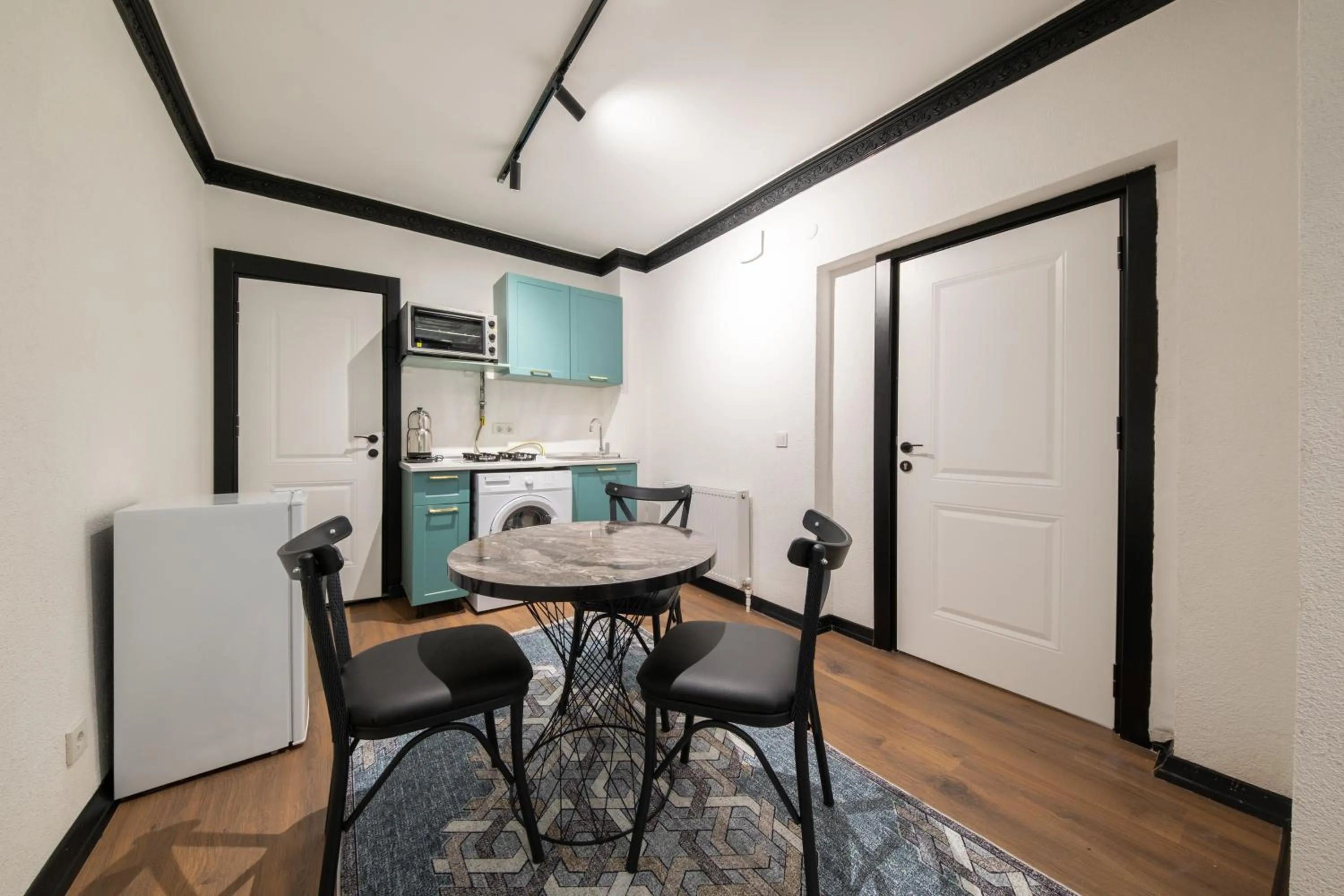 Kitchen or kitchenette in Hexa Apartments Sisli