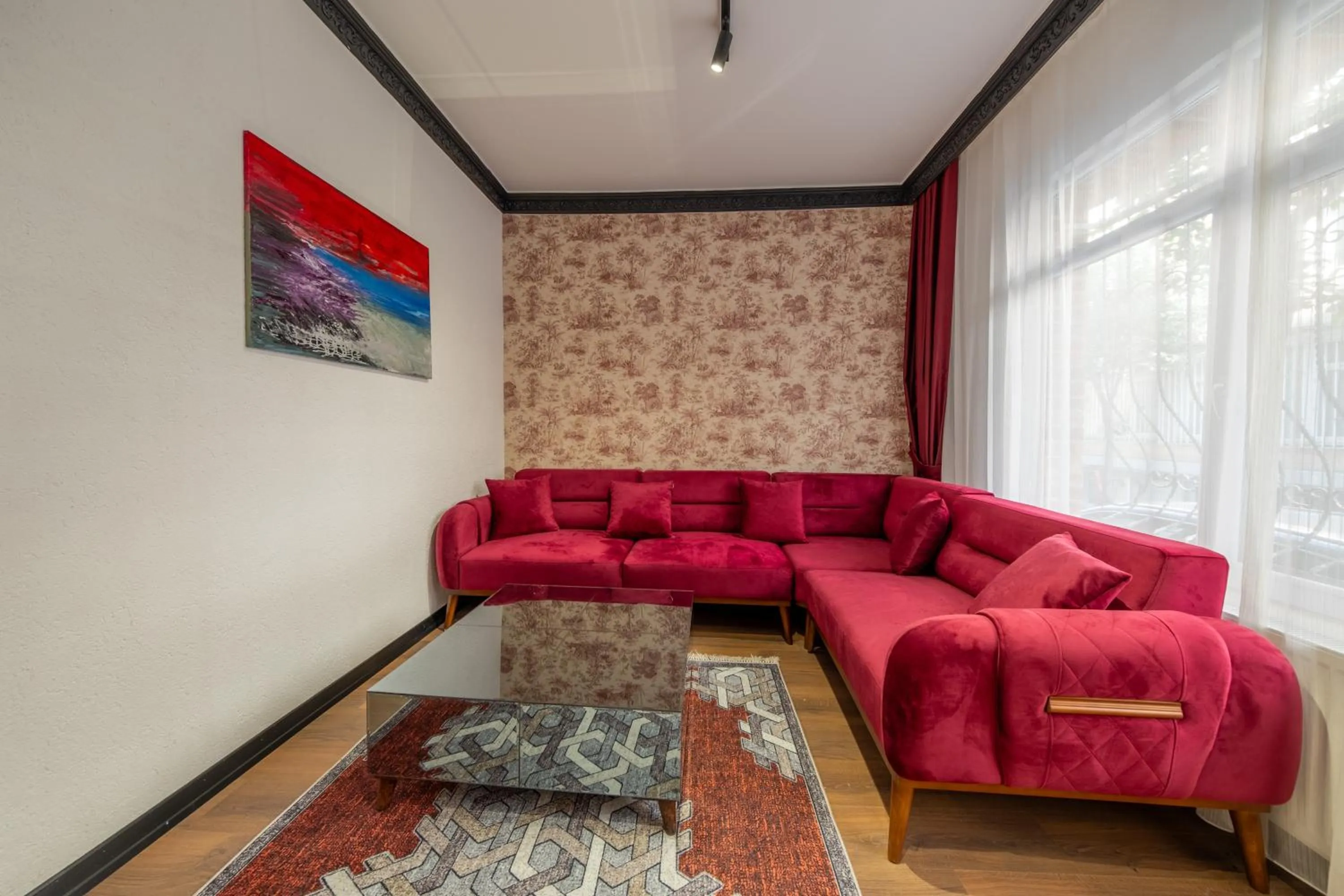 Living room in Hexa Apartments Sisli