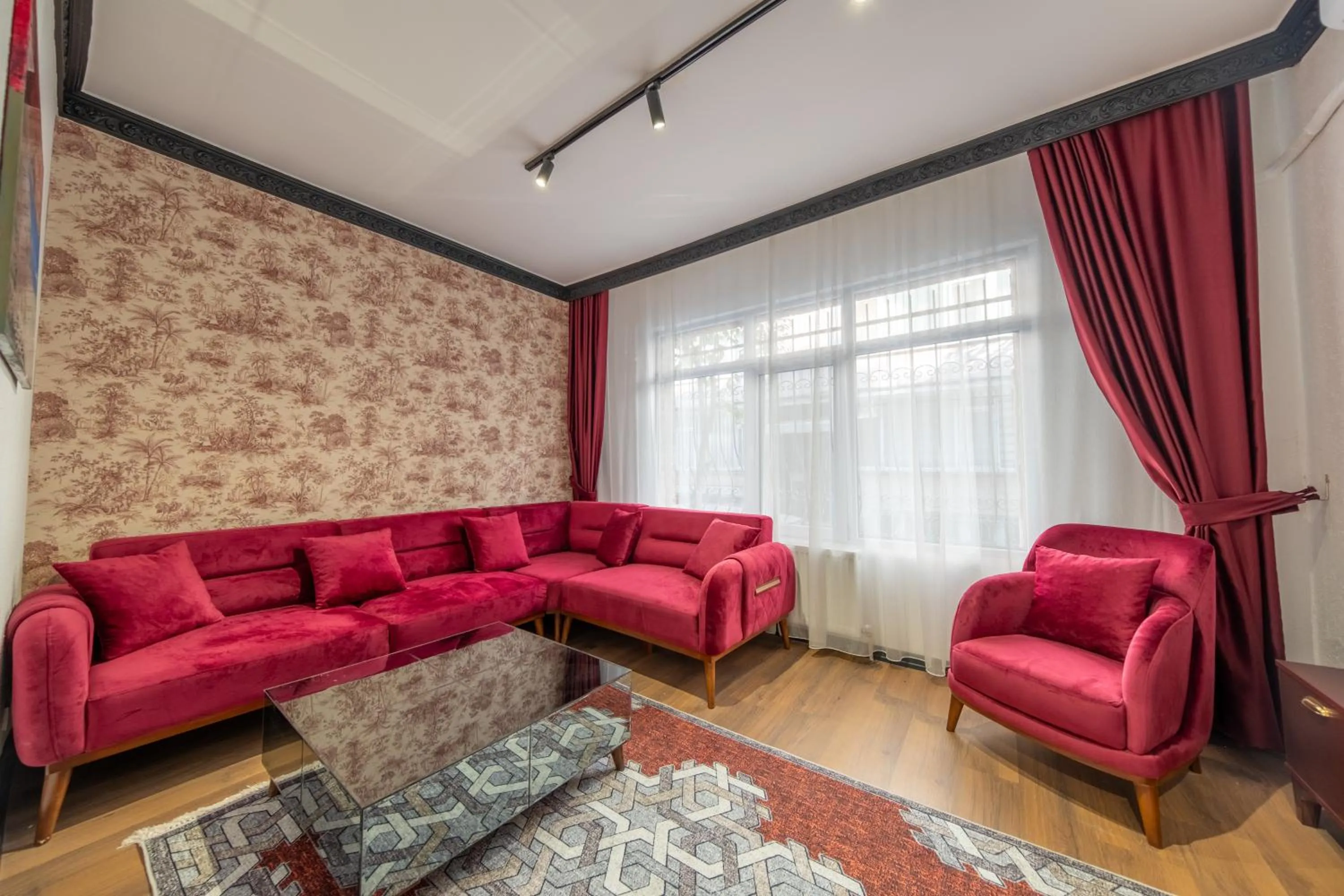 Living room in Hexa Apartments Sisli