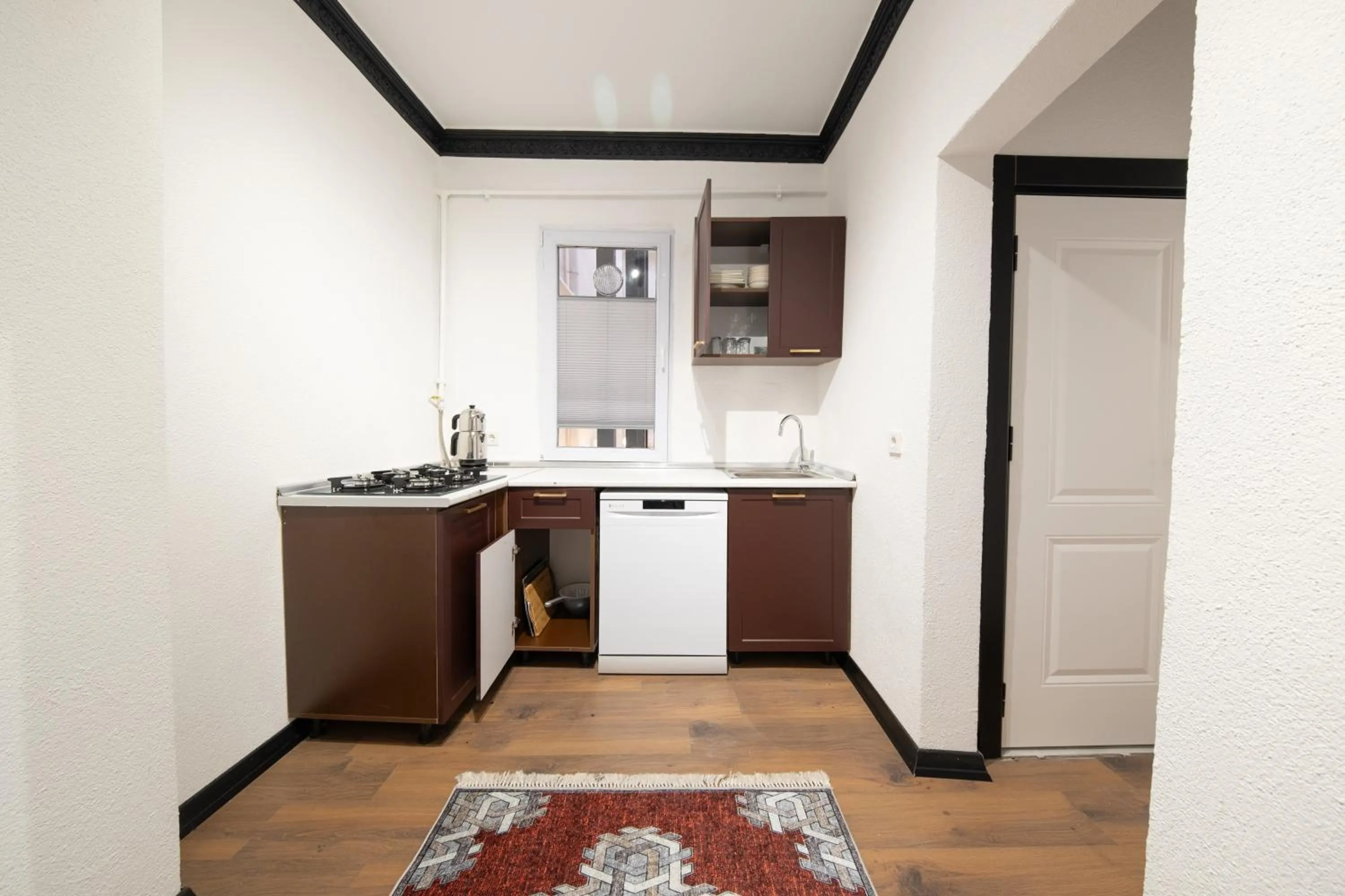 Kitchen or kitchenette in Hexa Apartments Sisli