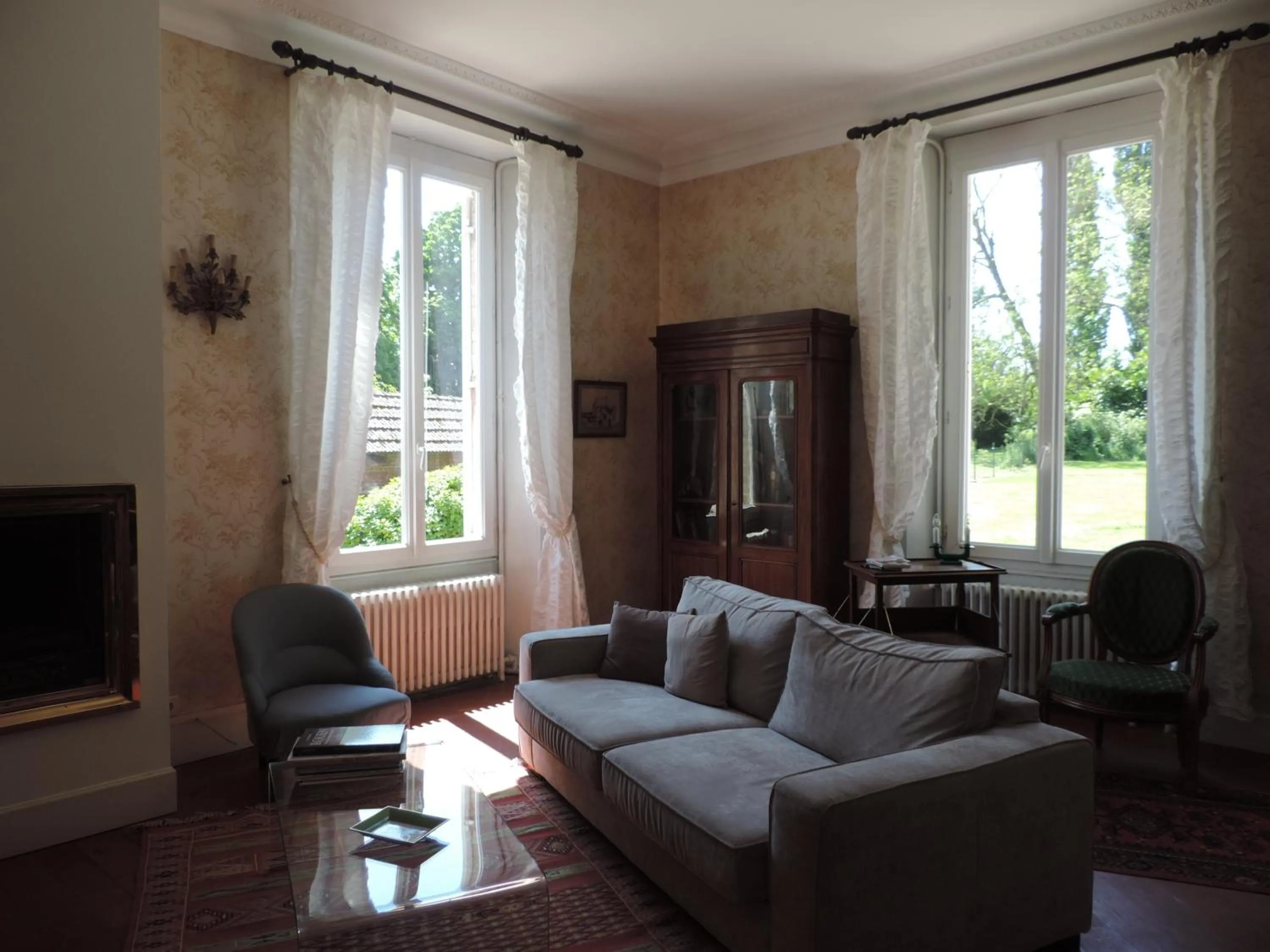 Living room in Chambres d'Hôtes de la Bucaille