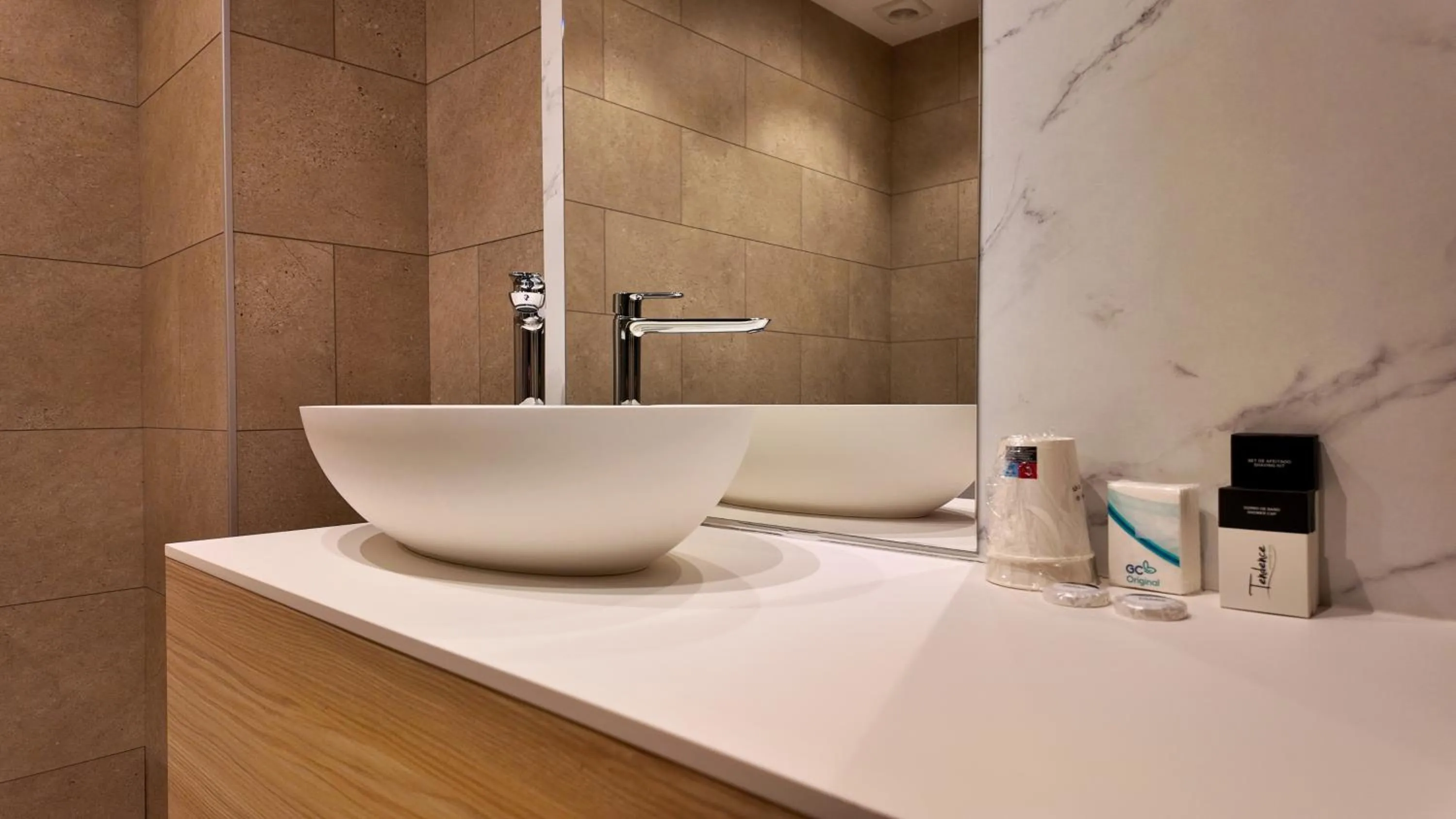 Bathroom in Hotel Focus