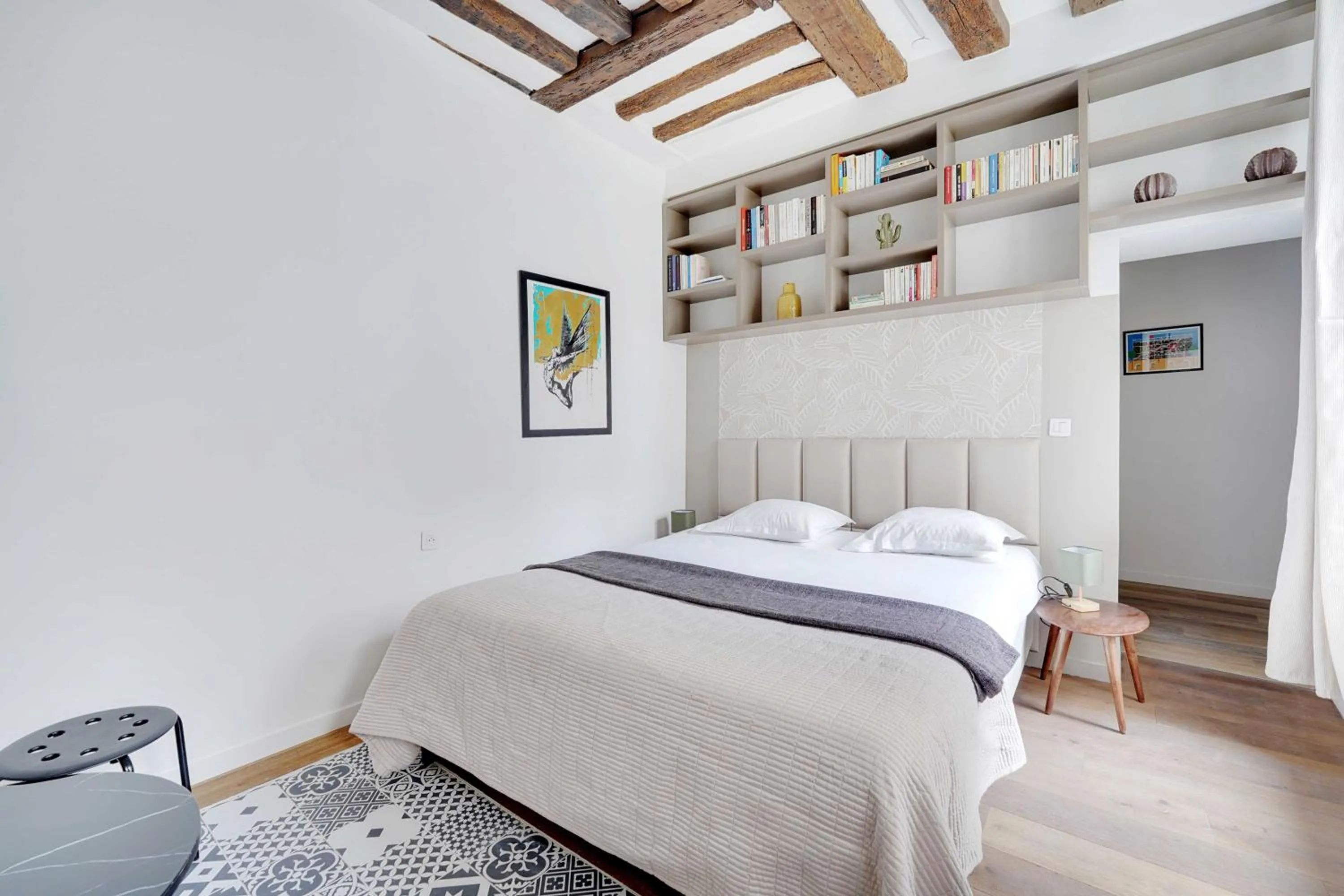 Bed in Classy studio - Marais Bastille