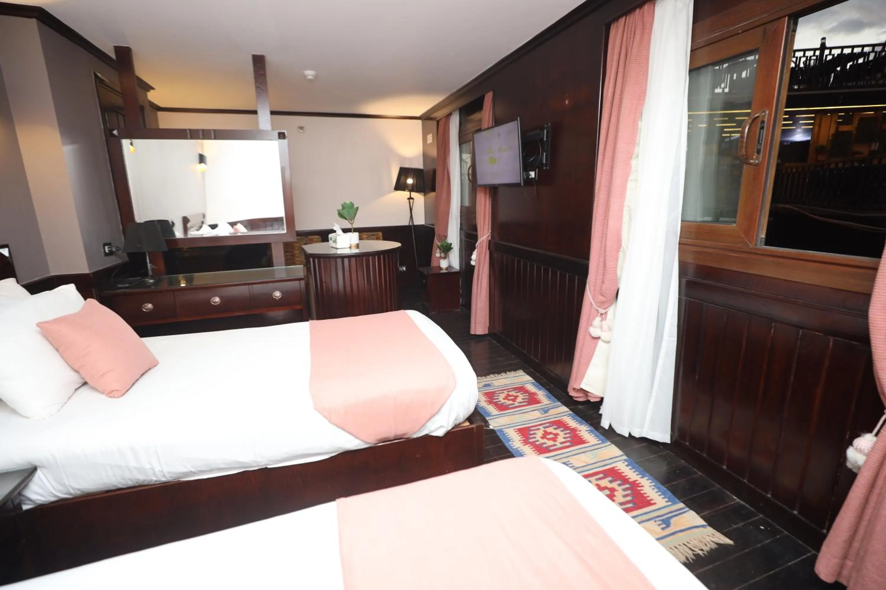 Bed in YOU Nile View Hotel