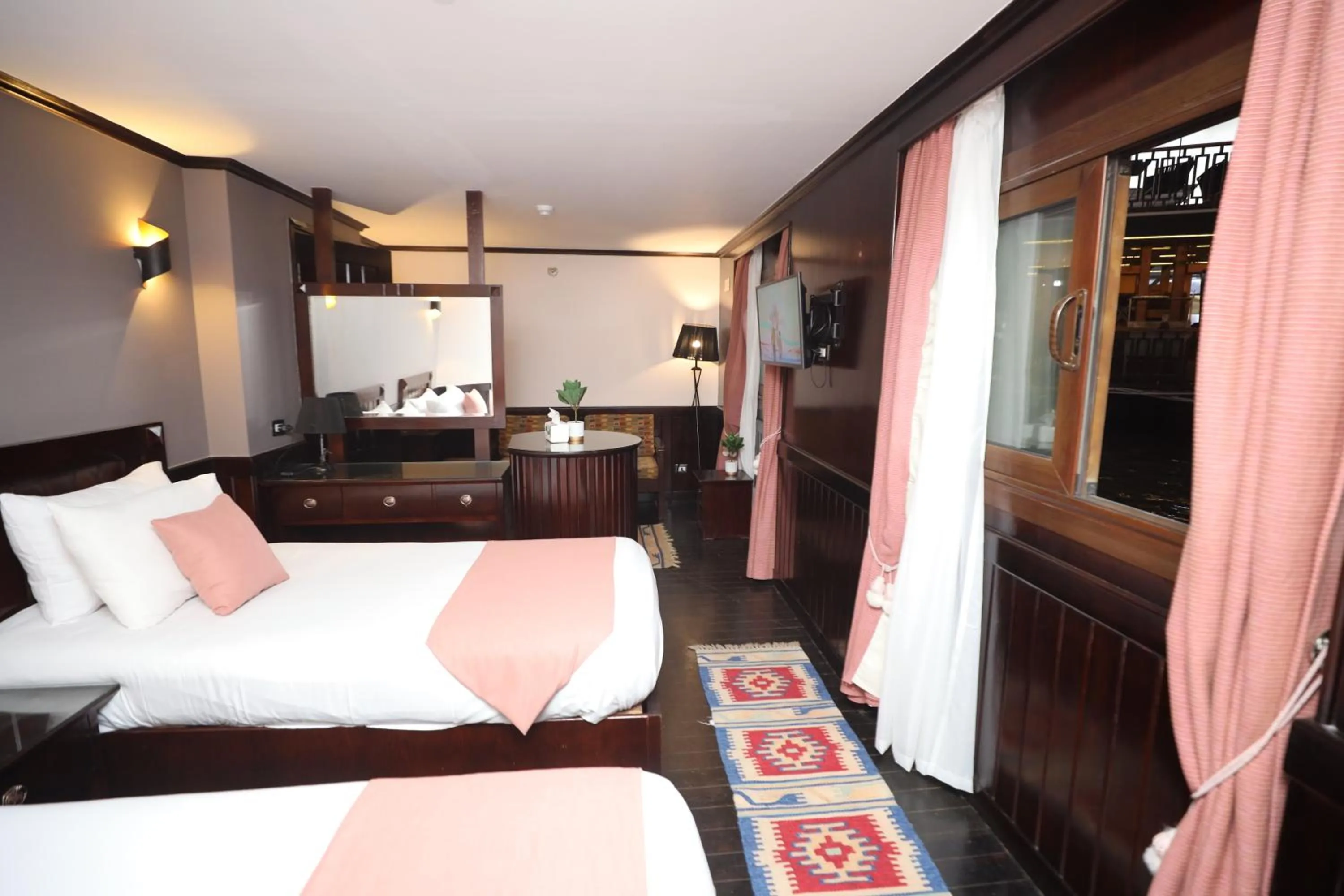 Bed in YOU Nile View Hotel