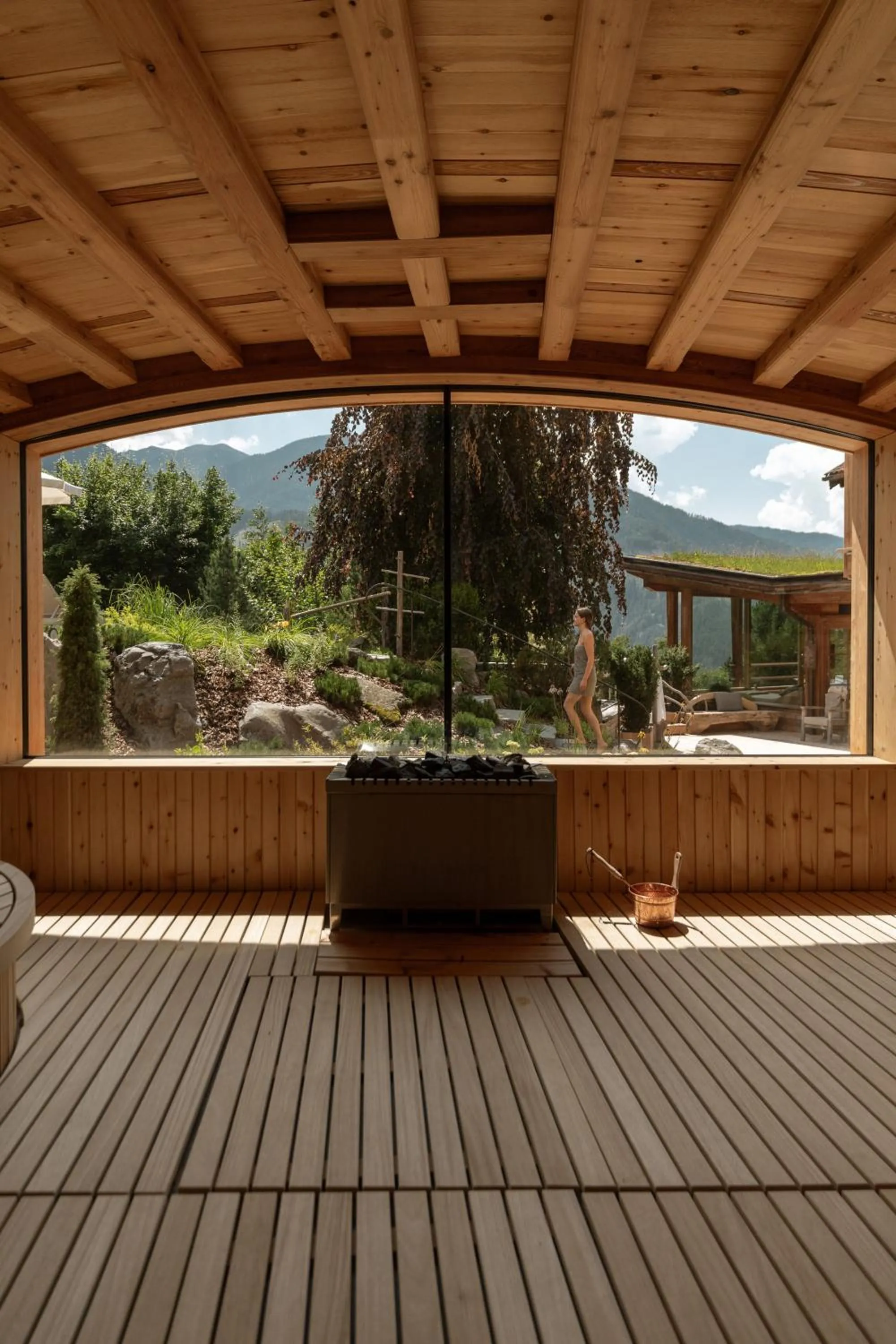 Spa and wellness centre/facilities in Naturhotel Lüsnerhof