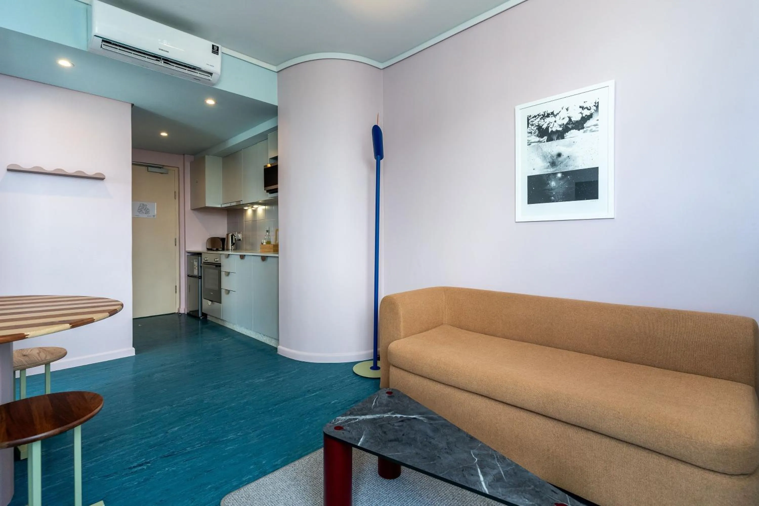 Living room in The Tropicana Hotel