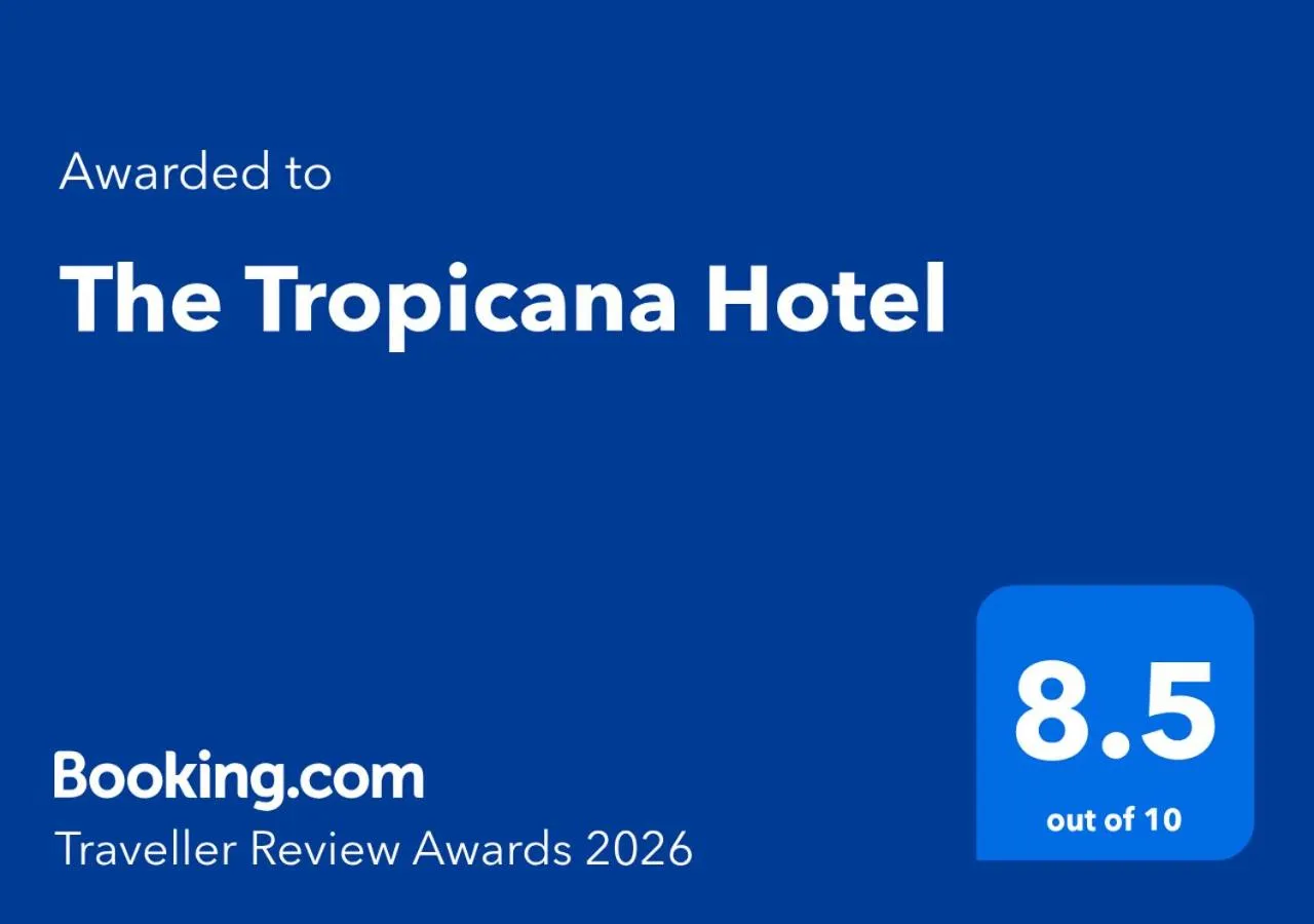 Certificate/Award in The Tropicana Hotel