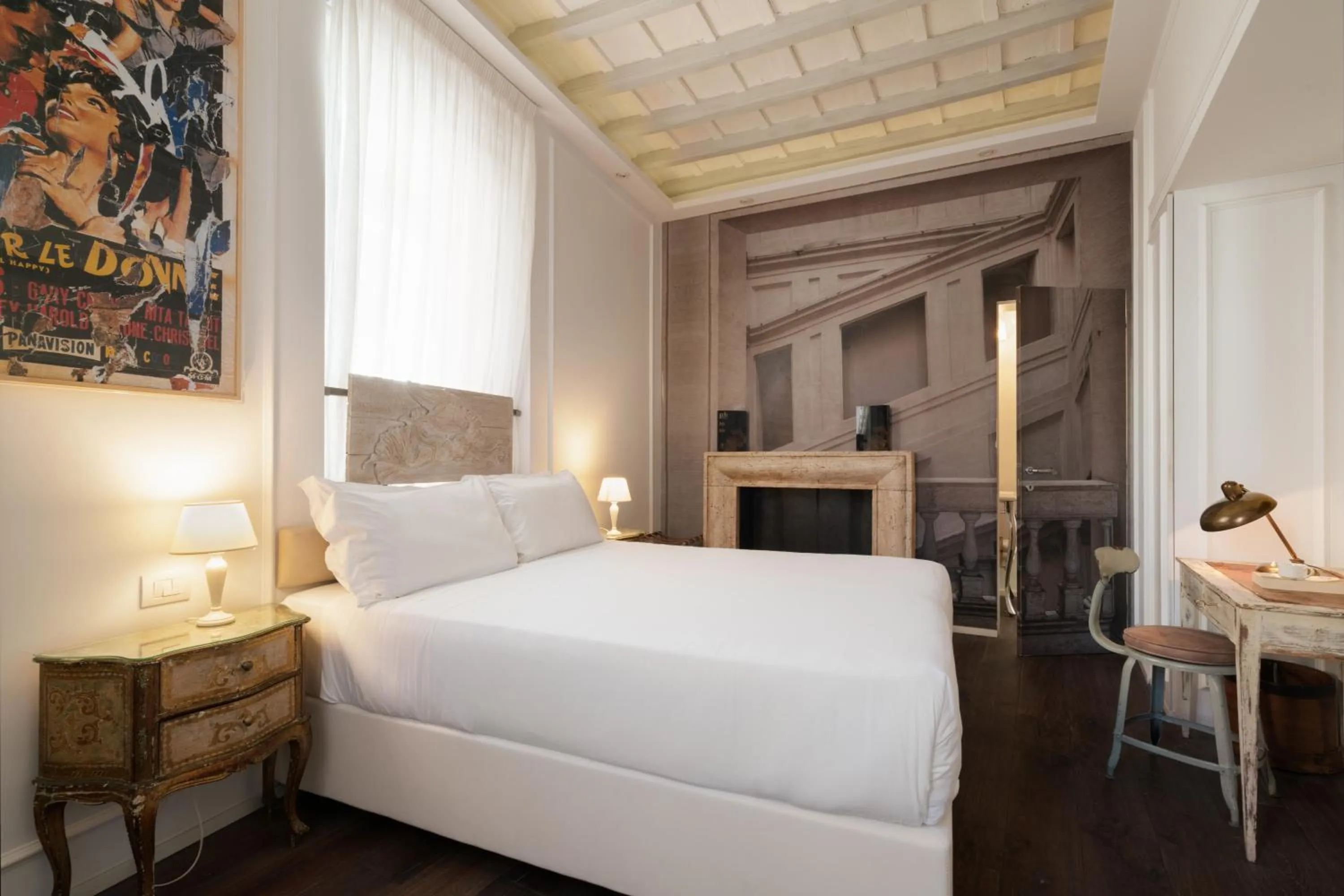 Bed in BDB Rooms Trastevere