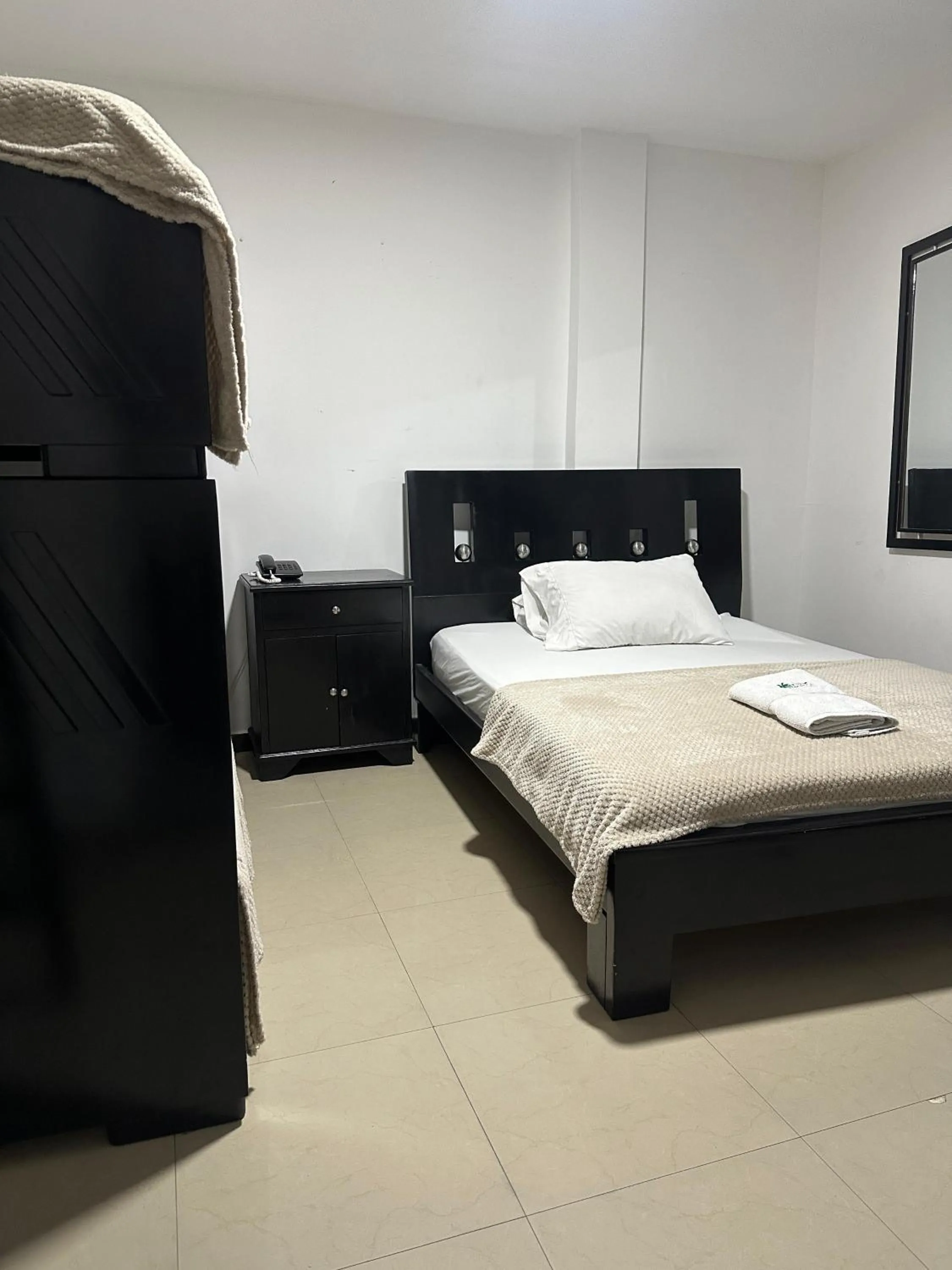 Bed in Hotel Palmeras De Mariana