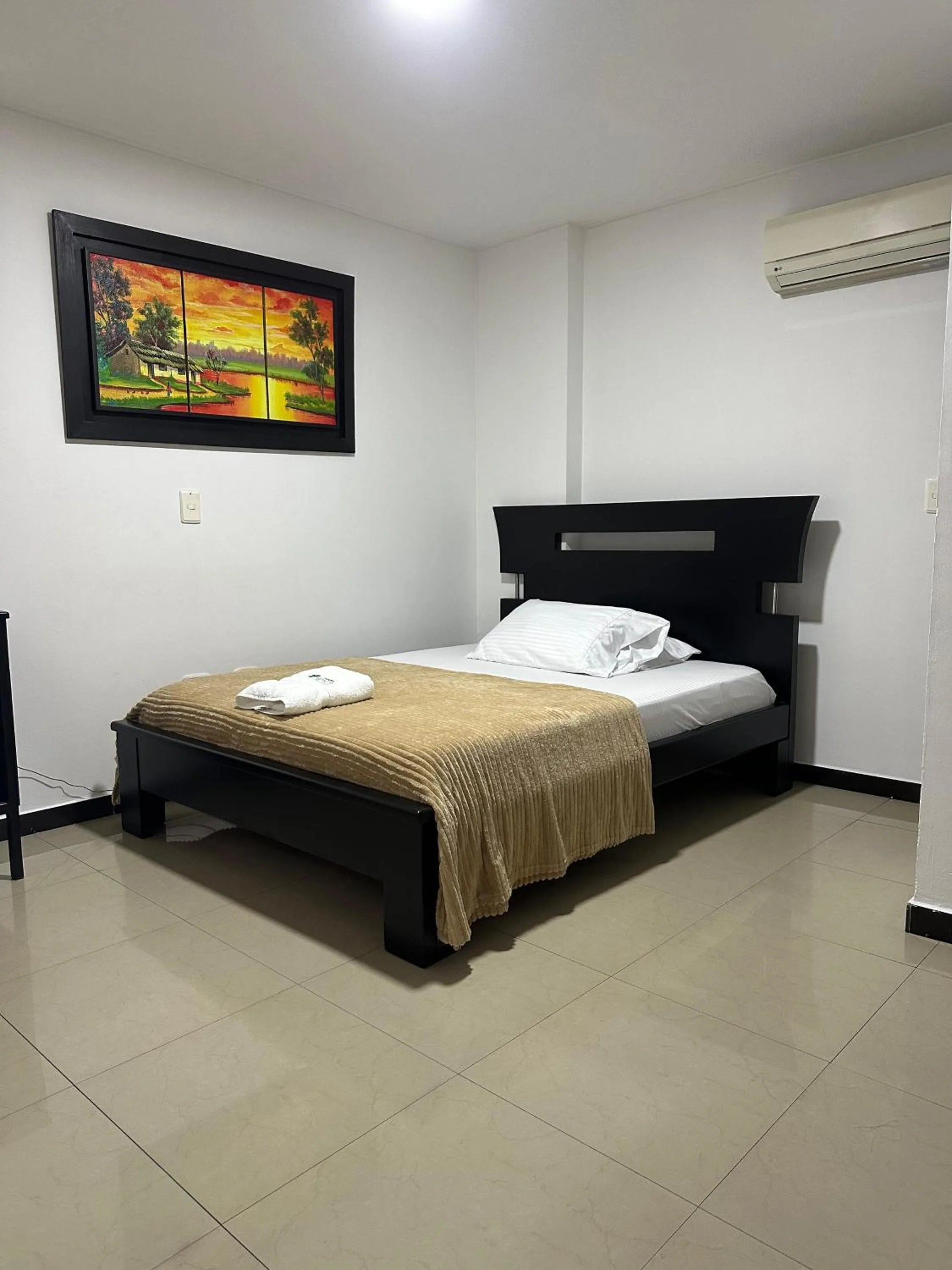 Bed in Hotel Palmeras De Mariana